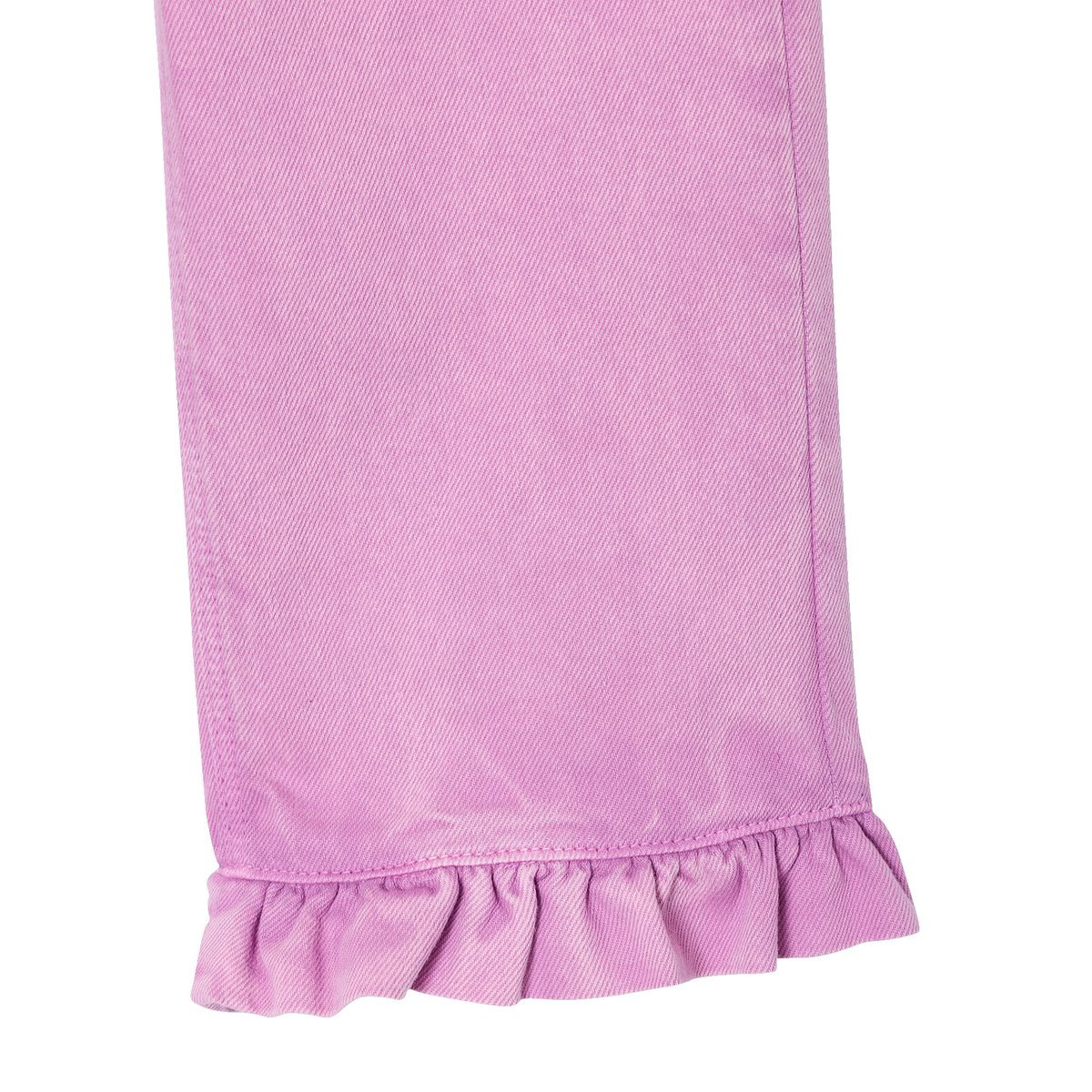 Pantalon large à volants lilas, VERTBAUDET