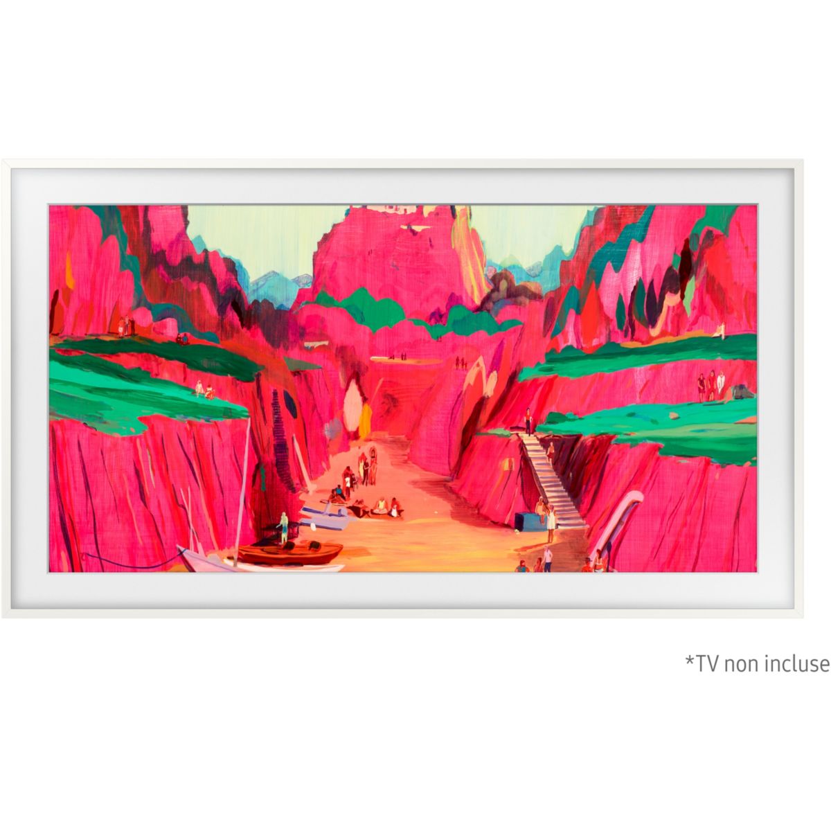 Cadre The Frame couleur blanc - Compatible TV The Frame 75'' couleur unique, SAMSUNG