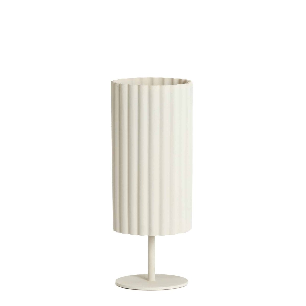 Lampe À Poser Métal ARDALES blanc, LIGHT & LIVING 