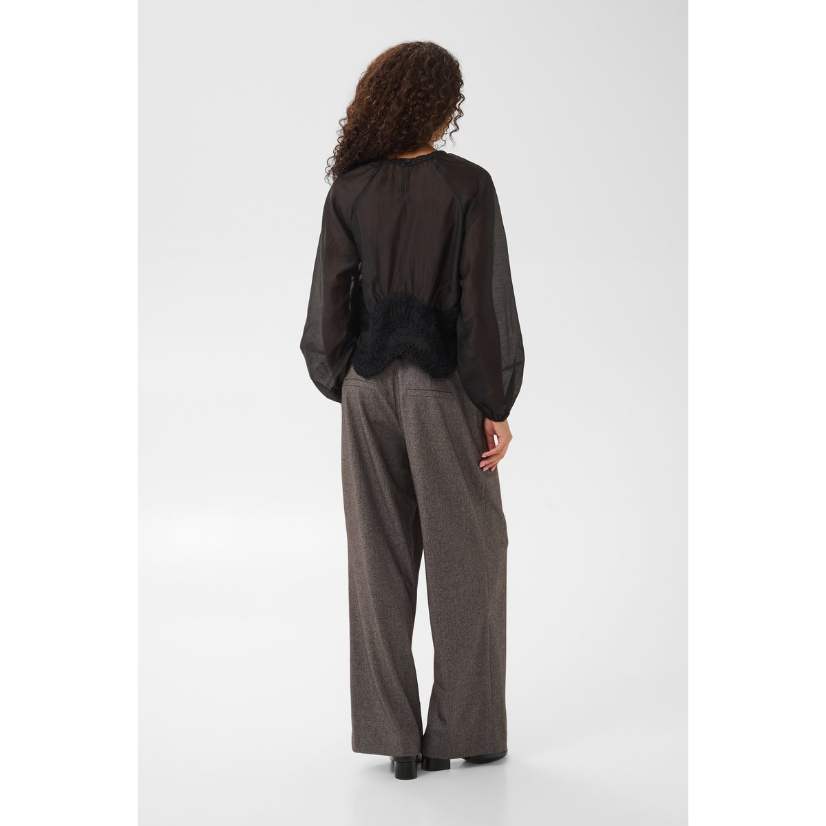 Blouse à manches longues noir meteorite, CULTURE