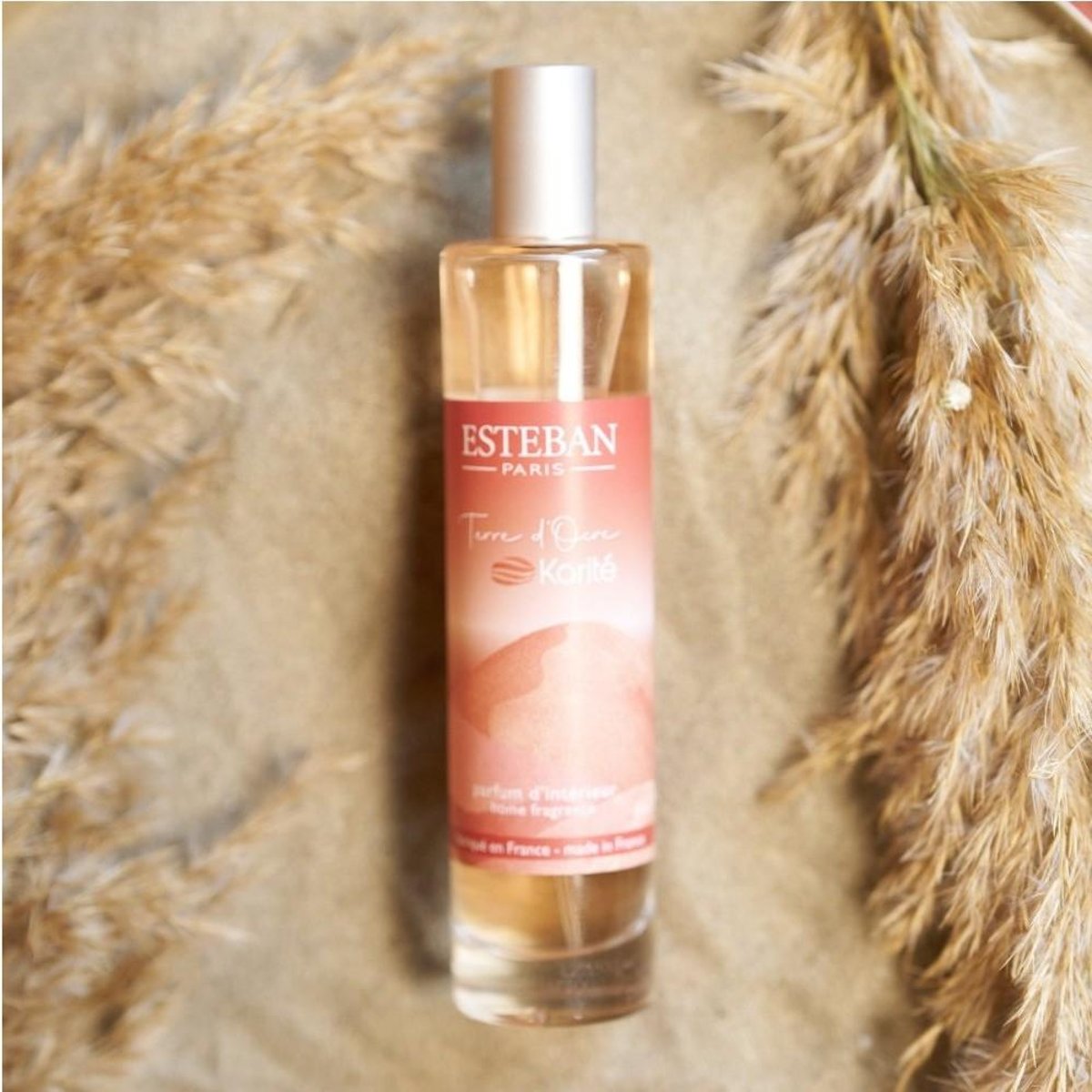 Parfum d'intérieur - Vaporisateur Terre d'Ocre Karité 75 ml transparent, ESTEBAN