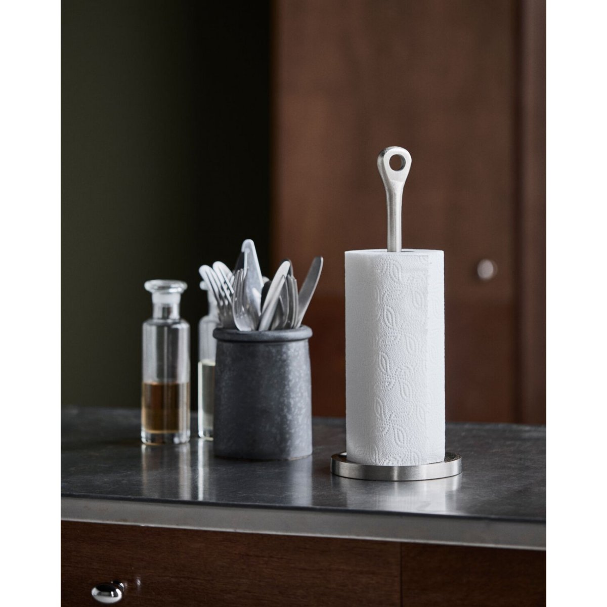 Porte essuie-tout Eden argent, HOUSE DOCTOR