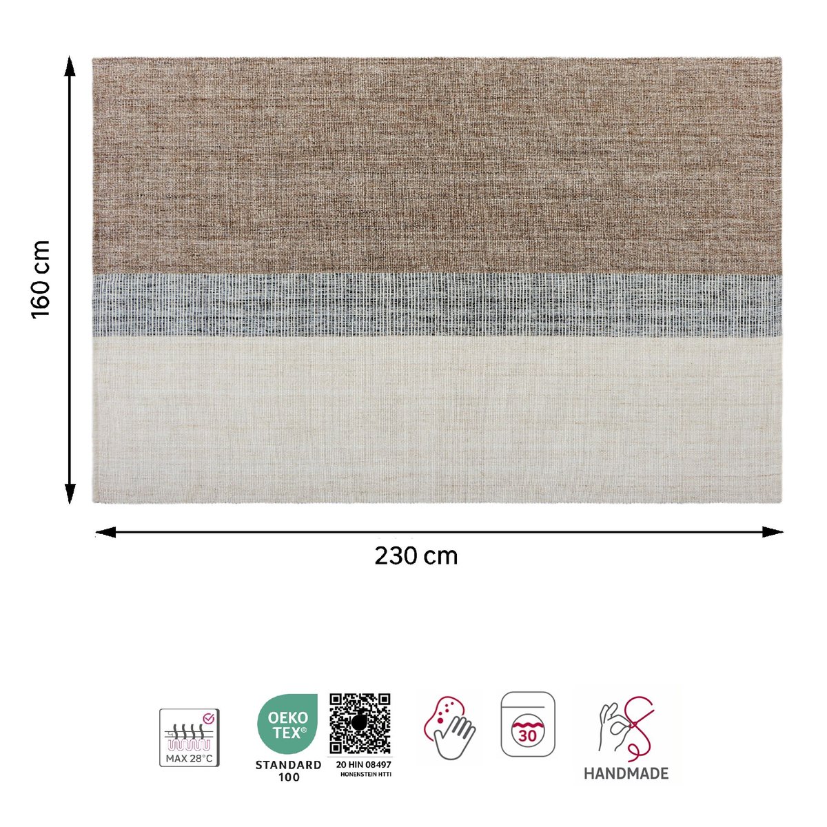 Tapis intérieur, MAURI beige, INSPIRE