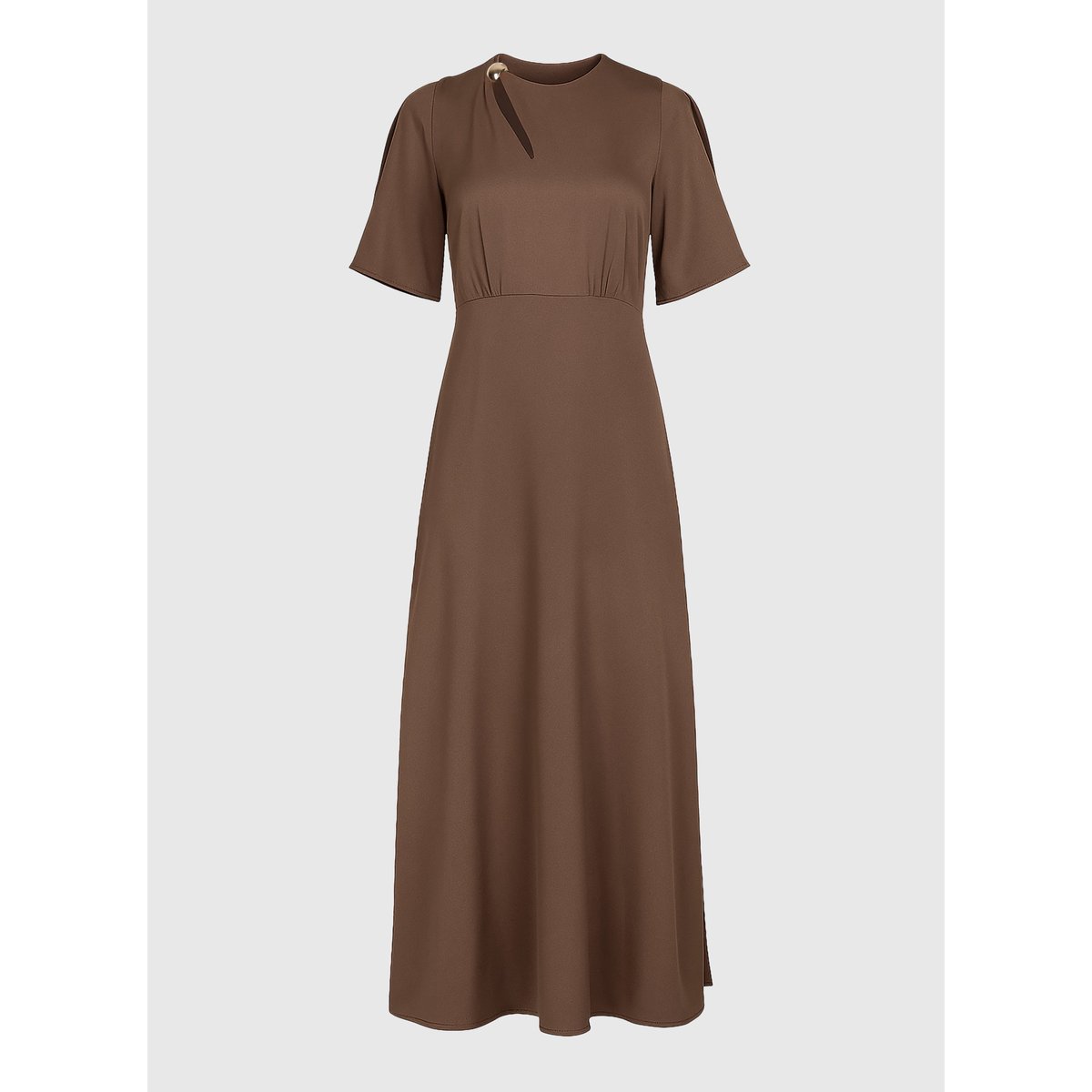 Robe Longue MAELSA marron, AN'GE