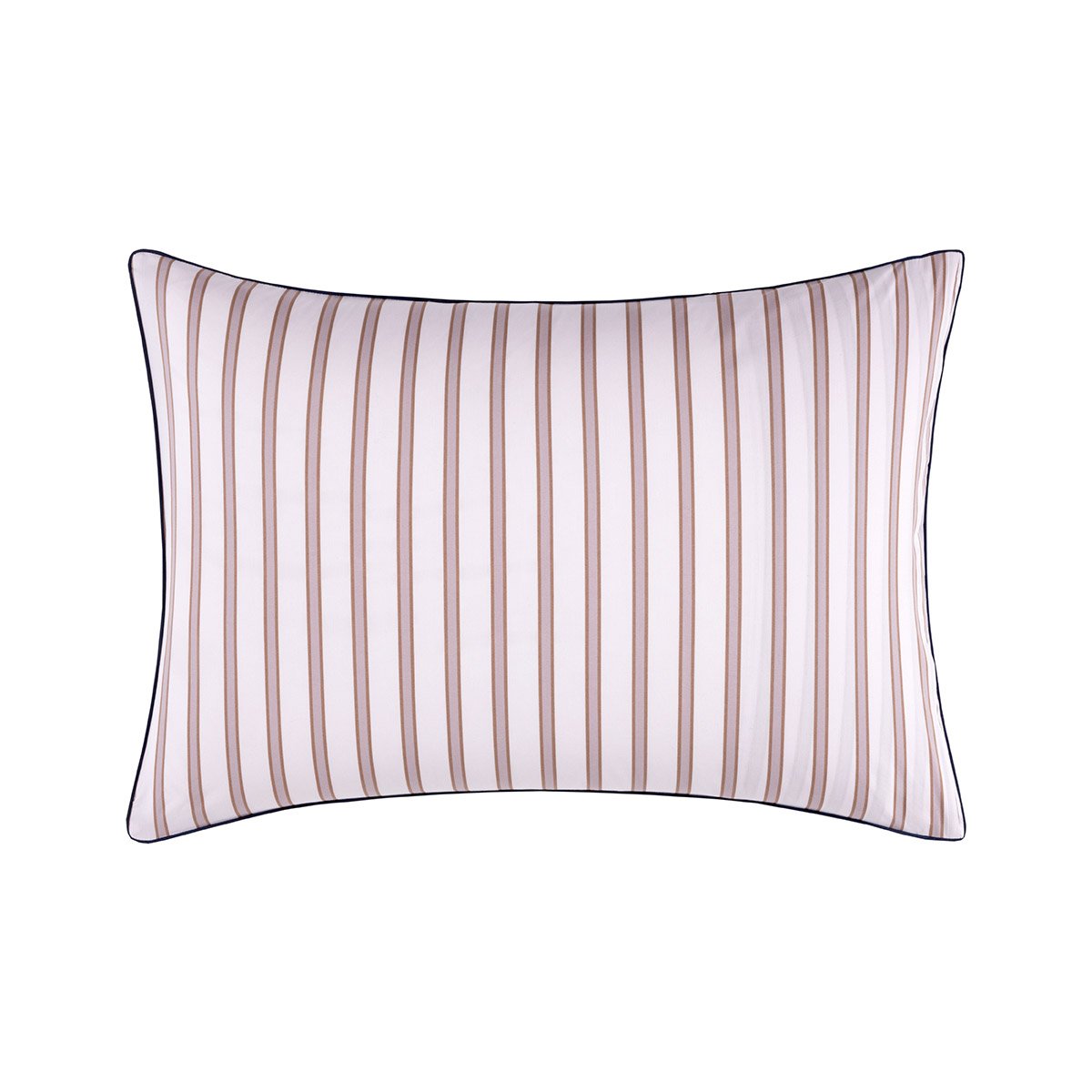 Taie d'oreiller en percale de coton, L COTTAGE rouge, LACOSTE HOME