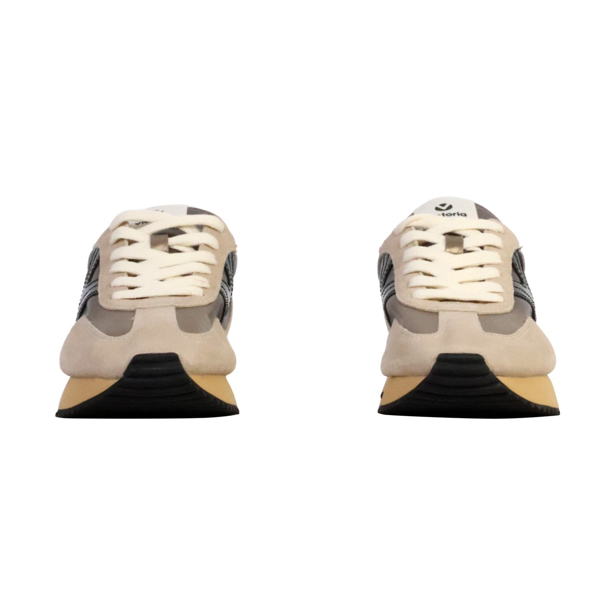 Basket Basse Cuir beige, VICTORIA