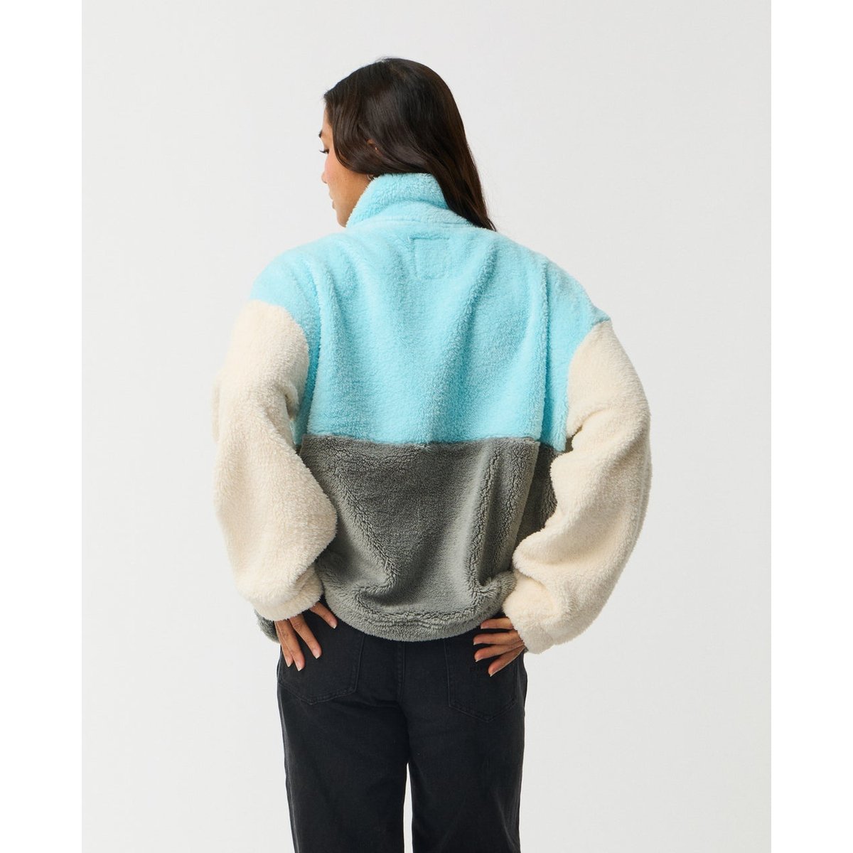 Polaire zipée SURF REVIVALHeritage light blue, RIP CURL