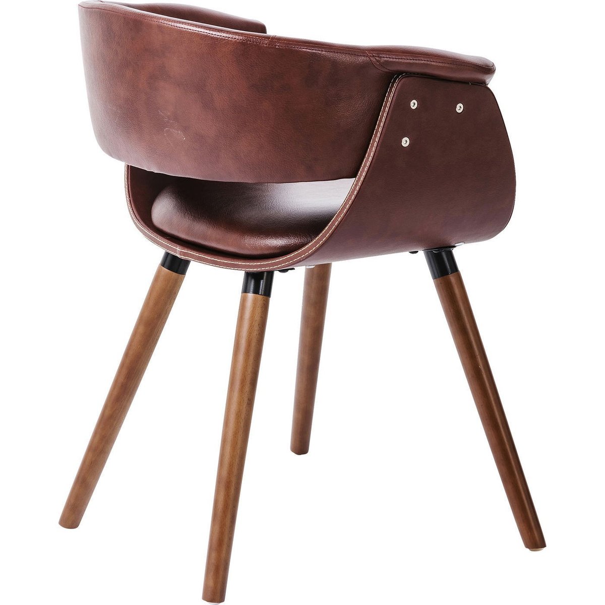 Chaise avec accoudoirs, MONACO marron, KARE DESIGN