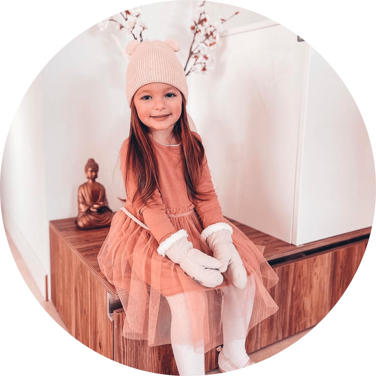 Gants 2/4 ans en polaire détail mouton - doublés imitation fourrure beige crème, ISOTONER