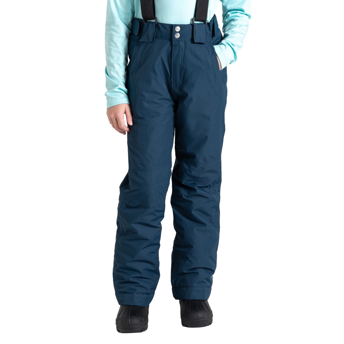 Pantalon de ski à taille élastiquée OUTMOVE denim sombre, DARE 2B