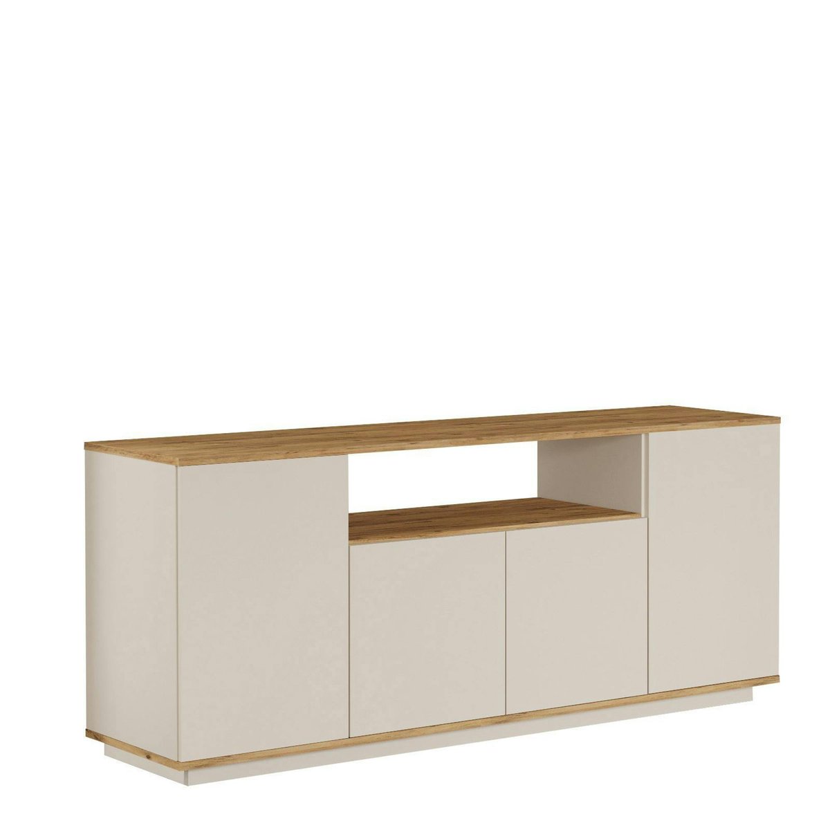 Buffet de salle à manger 1 niche centrale MARFA beige, PIER IMPORT