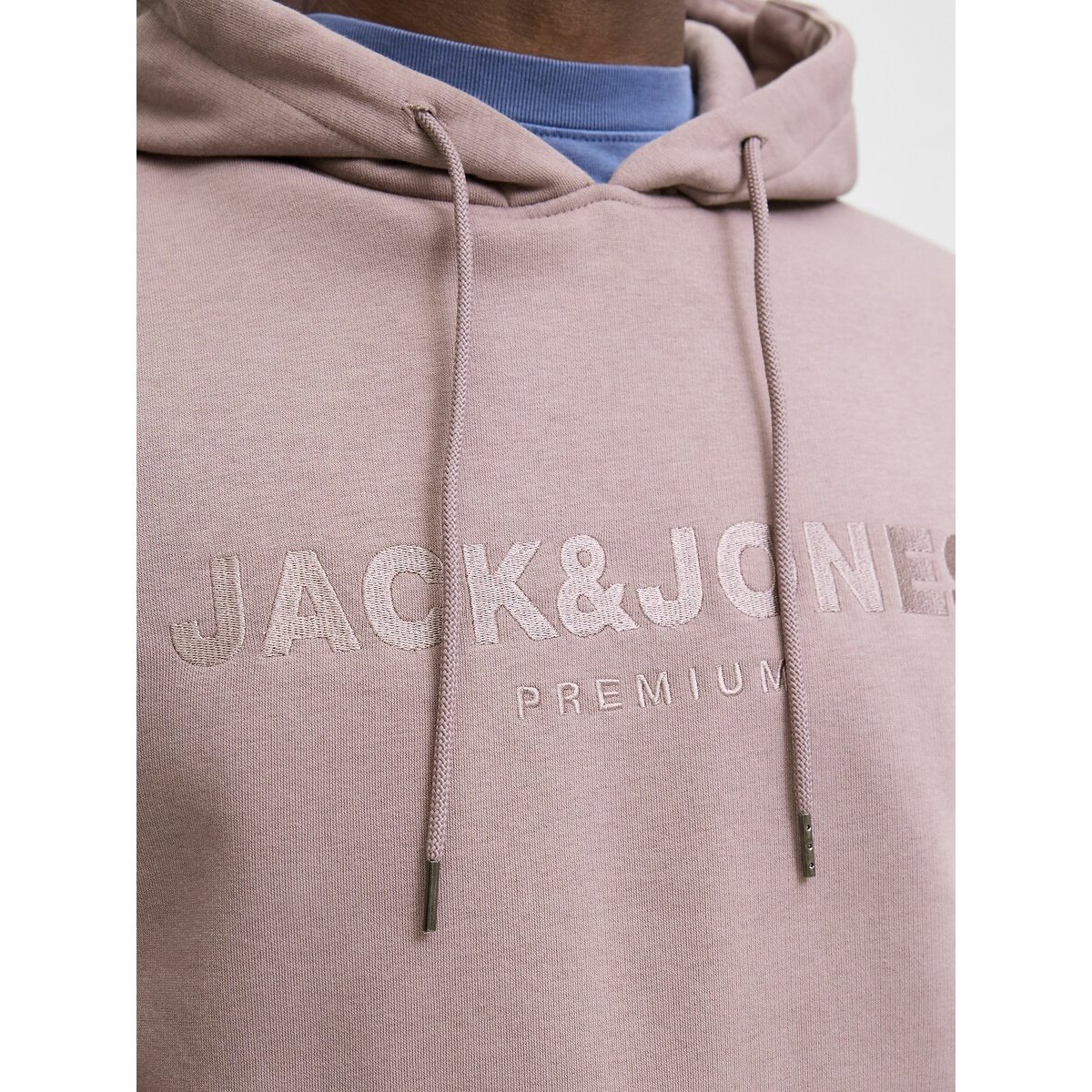 Sweat à capuche vieux rose, JACK & JONES