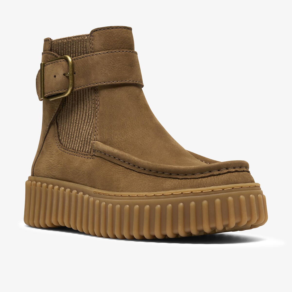 Botas de piel TORHILL BUCKLE camel, CLARKS