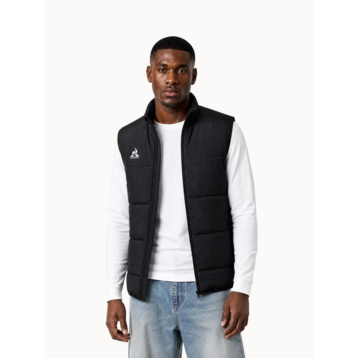 Doudoune sans manche Training black, LE COQ SPORTIF