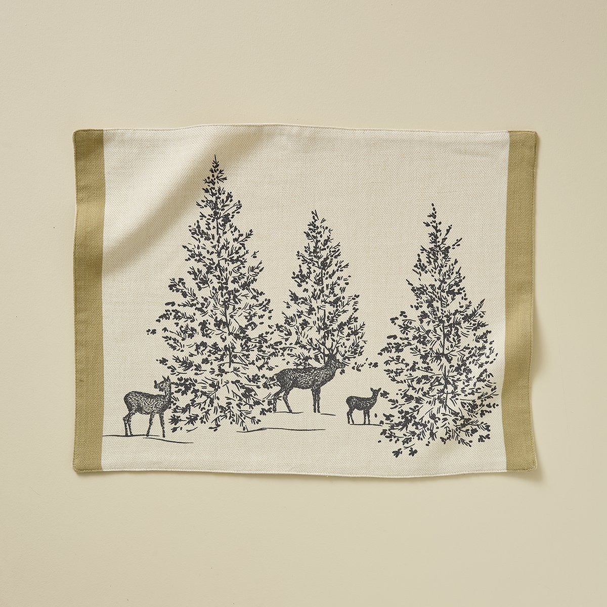 Set de table TRESOR DES FORETS naturel, SYLVIE THIRIEZ