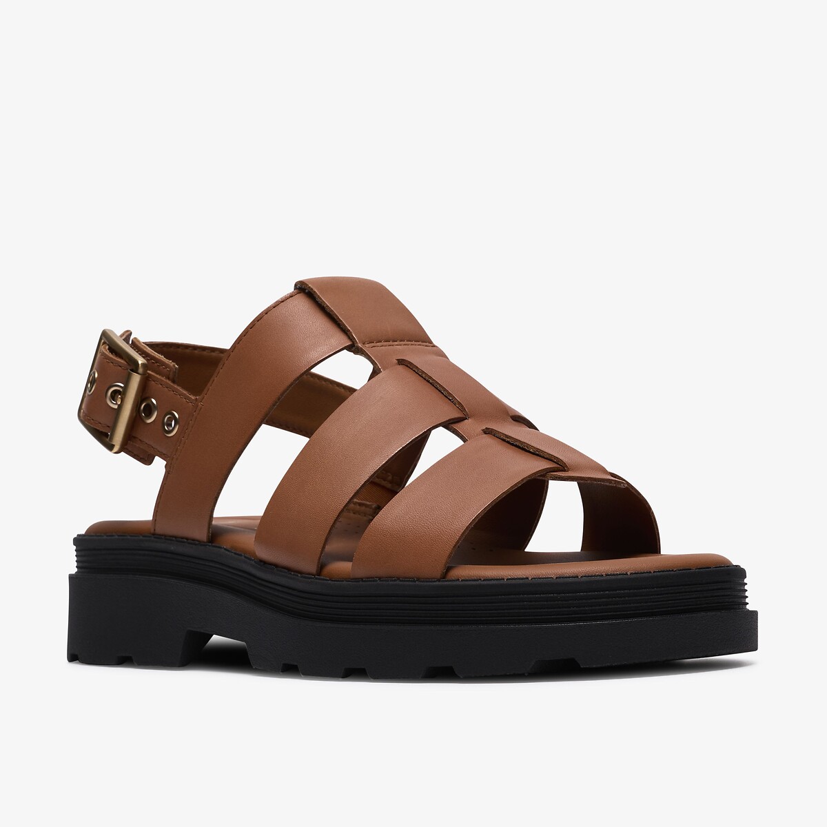 Sandali in pelle Orinoco3 Strap tan, CLARKS