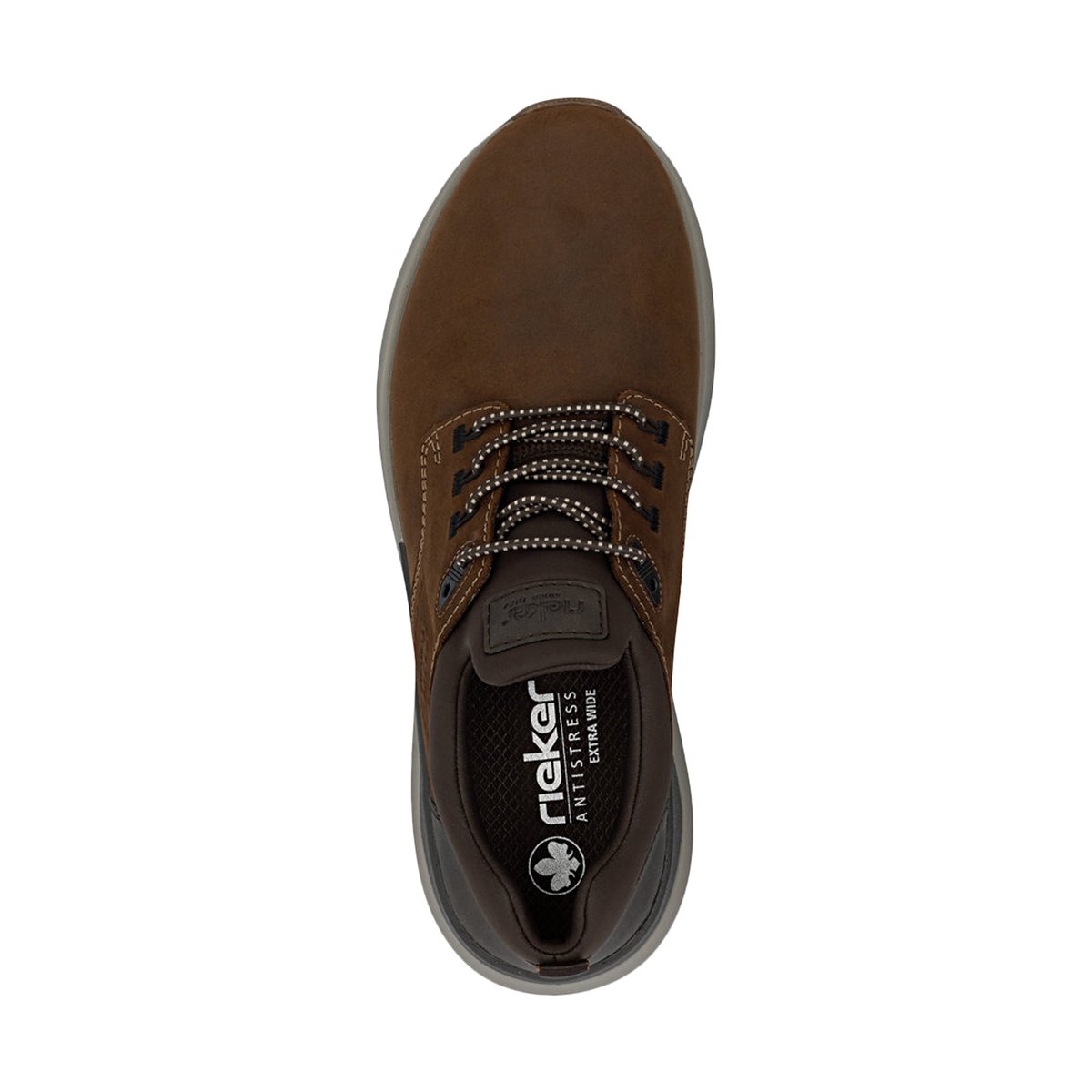 Basket Cuir marron, RIEKER