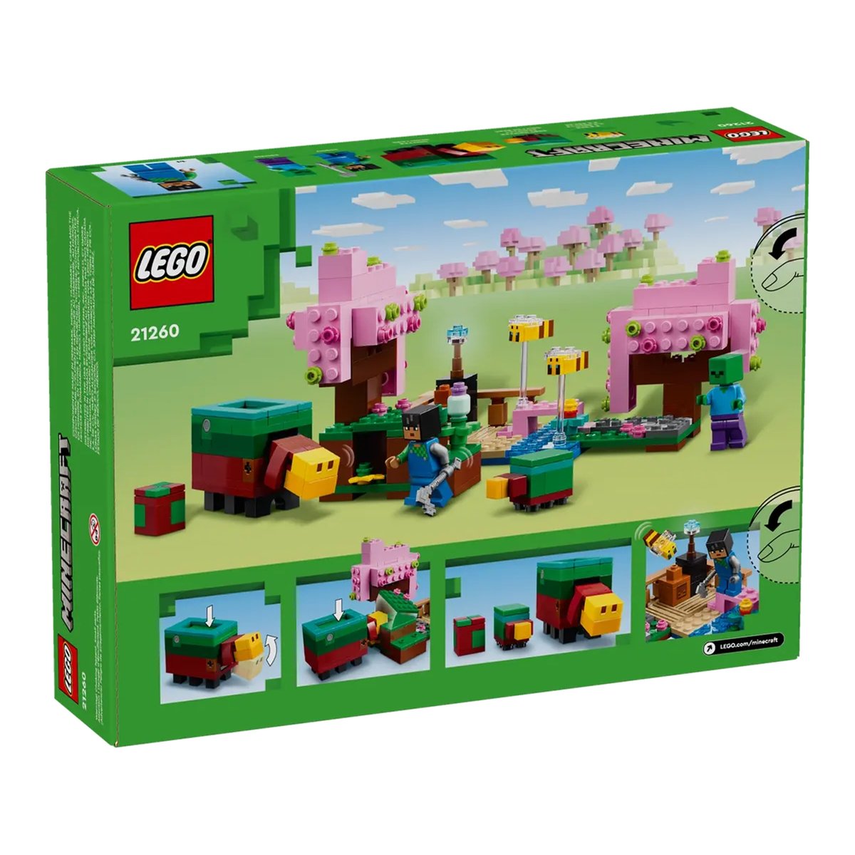 LEGO Minecraft : Le Jardin des Cerisiers en Fleurs - Set 21260 pour Enfants multicolore, LEGO