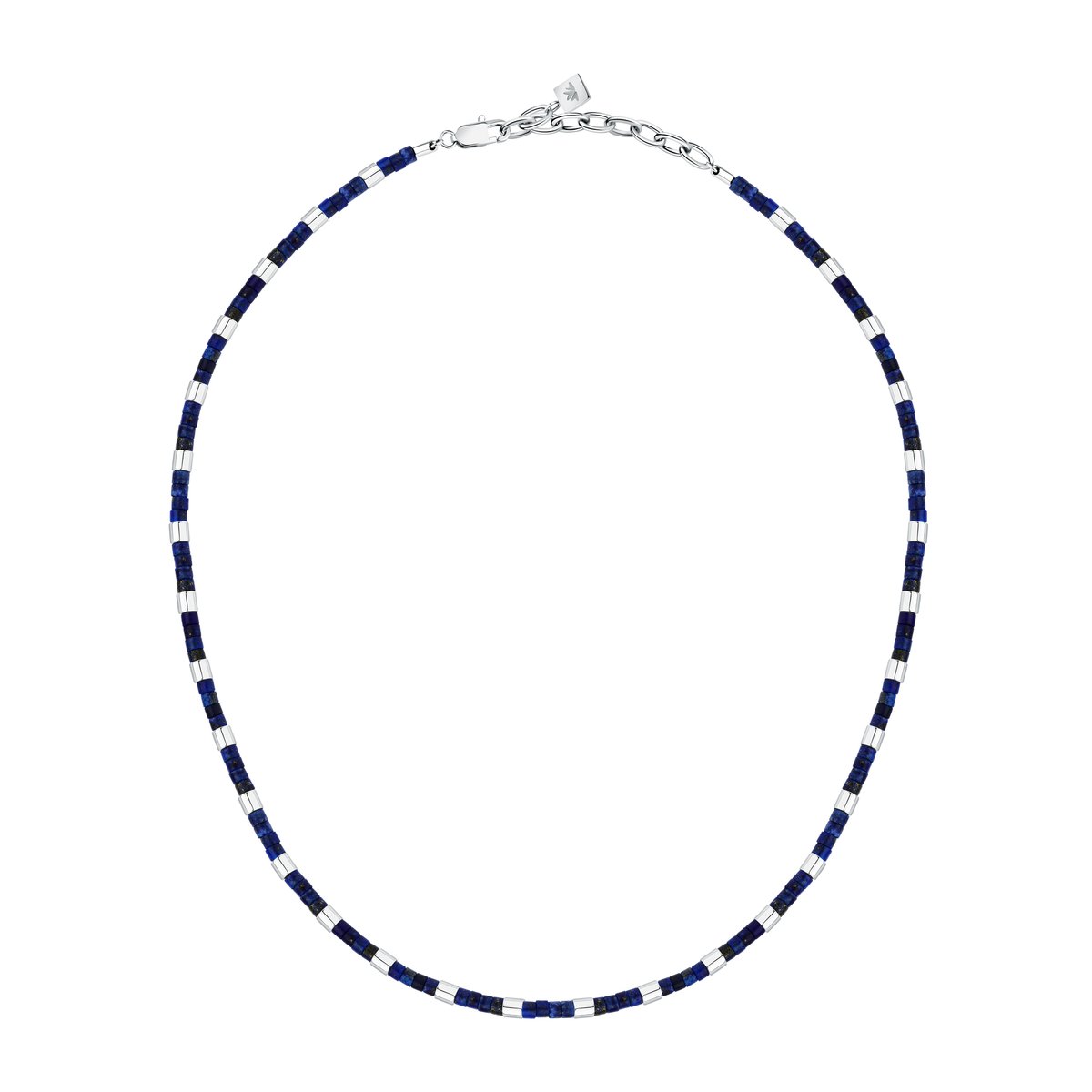 Collier en acier, cristaux, ipg PIETRE argent, bleu, MORELLATO