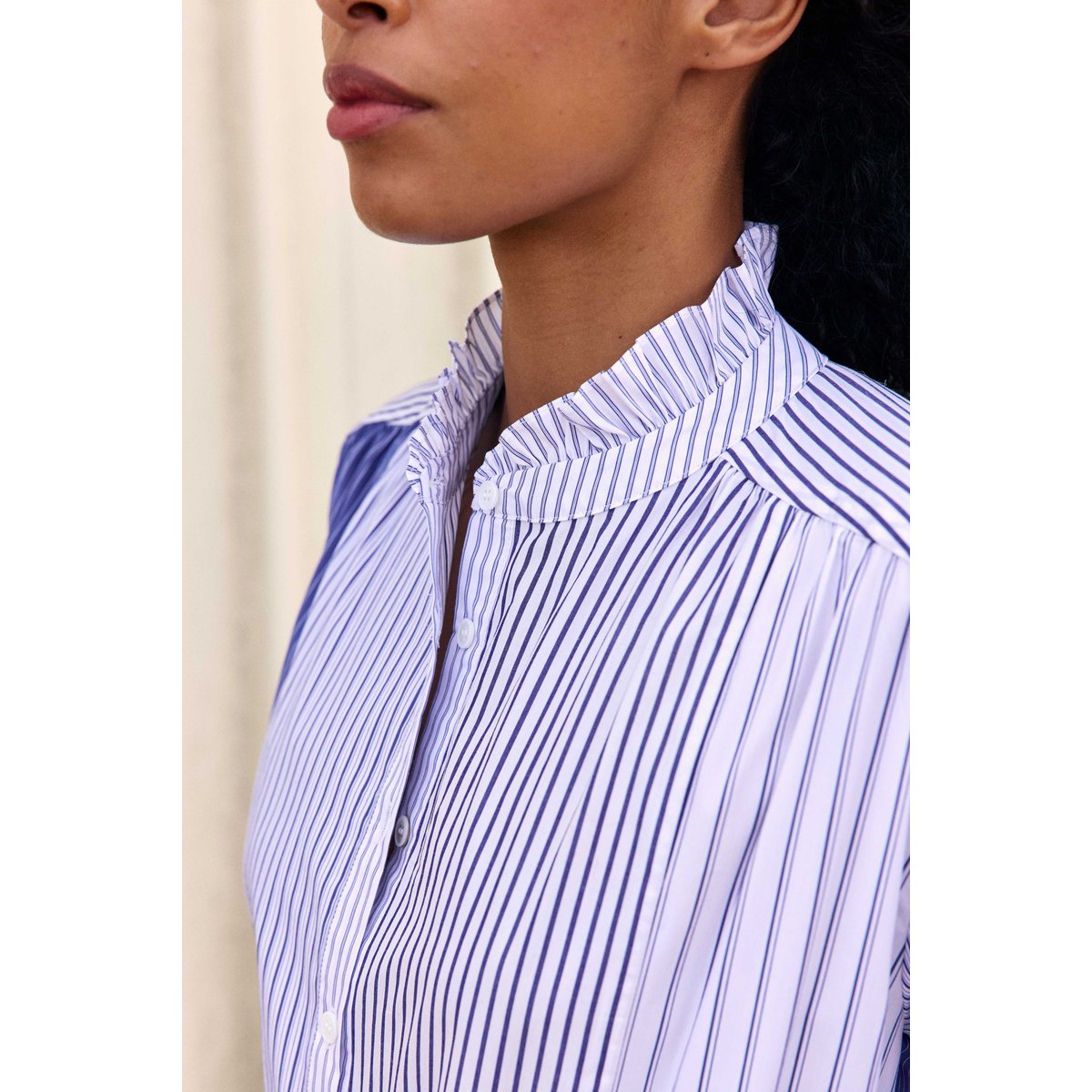 BLOUSE imprimé rayures, marinière BOLIANE 20-ecru/bleu, LA PETITE ETOILE