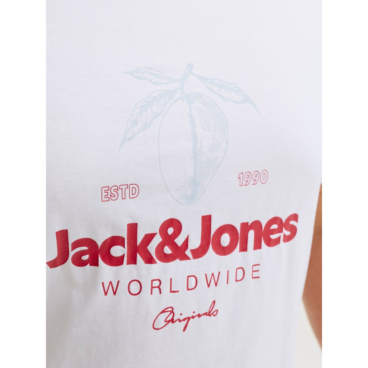 T-Shirt bright white, JACK & JONES