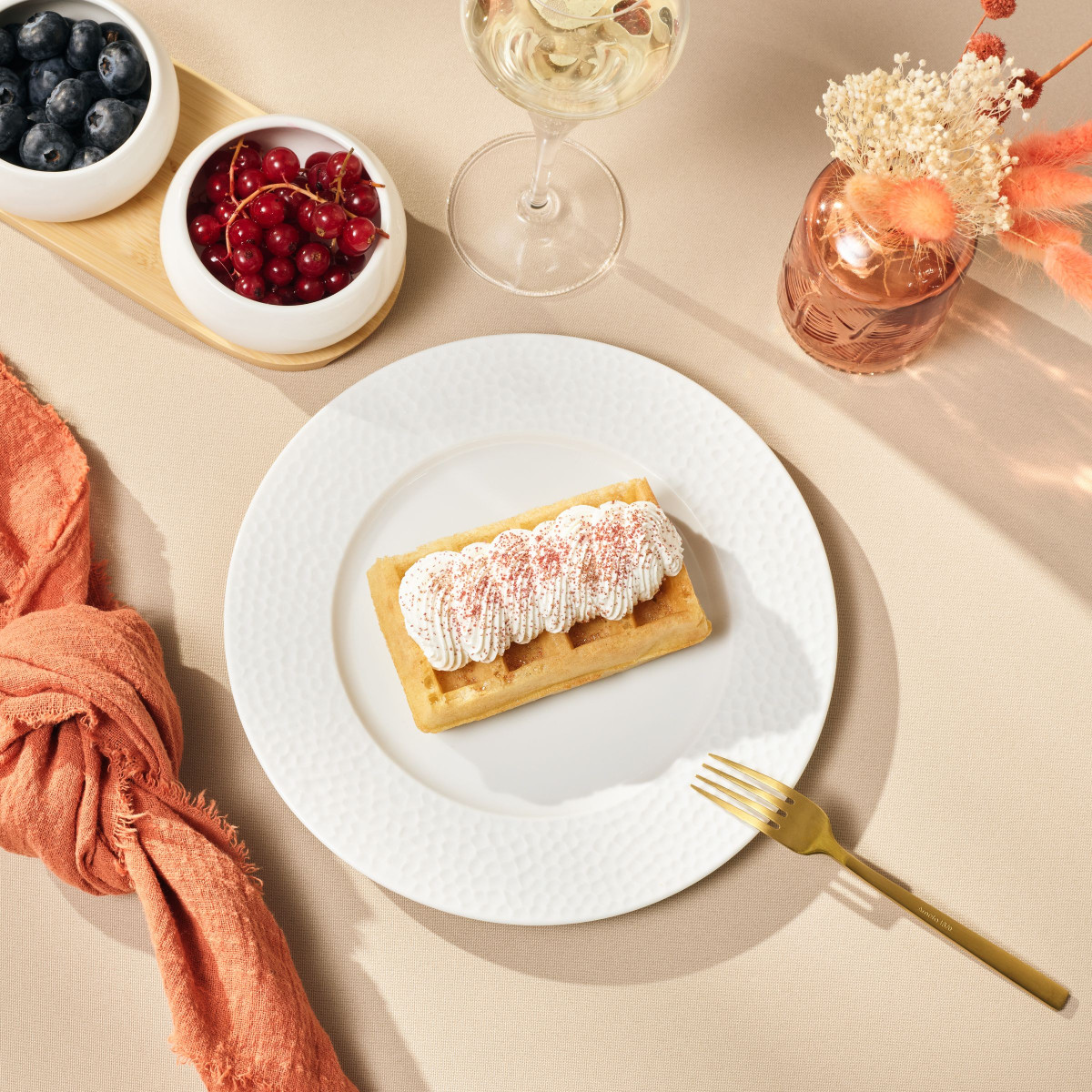 6 assiettes dessert - URBAN blanc, MEDARD DE NOBLAT