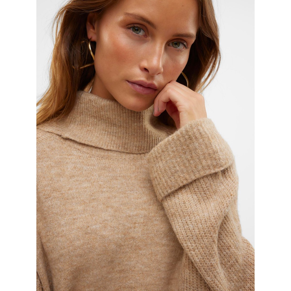 Robe En Maille silver mink, VERO MODA