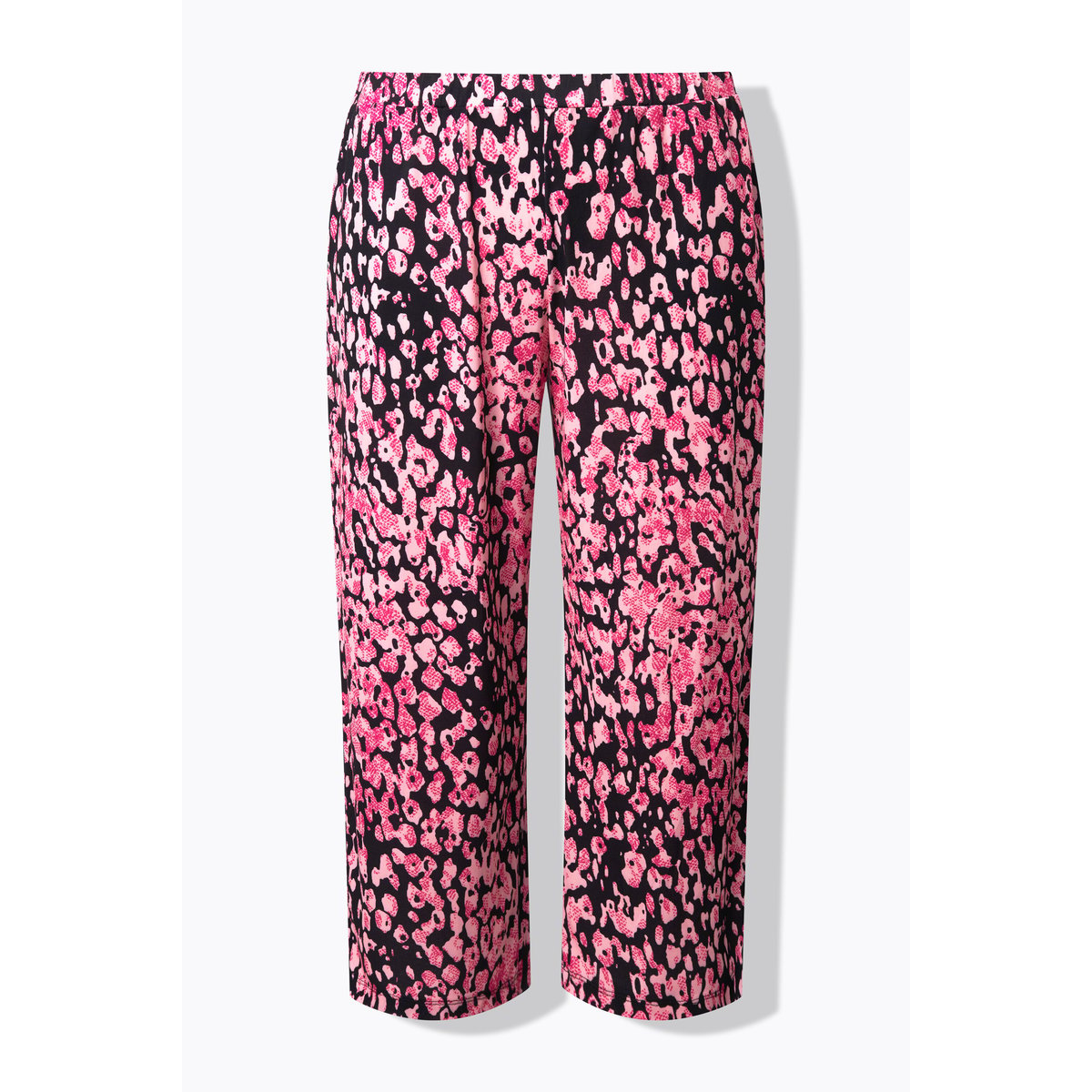 Pantalon 7/8 en jersey rose vif, ULLA POPKEN