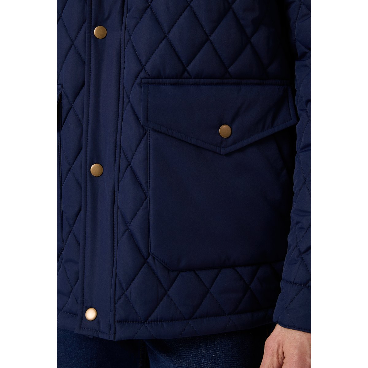 Blouson Thermolactyl matelassé bleu marine, DAMART