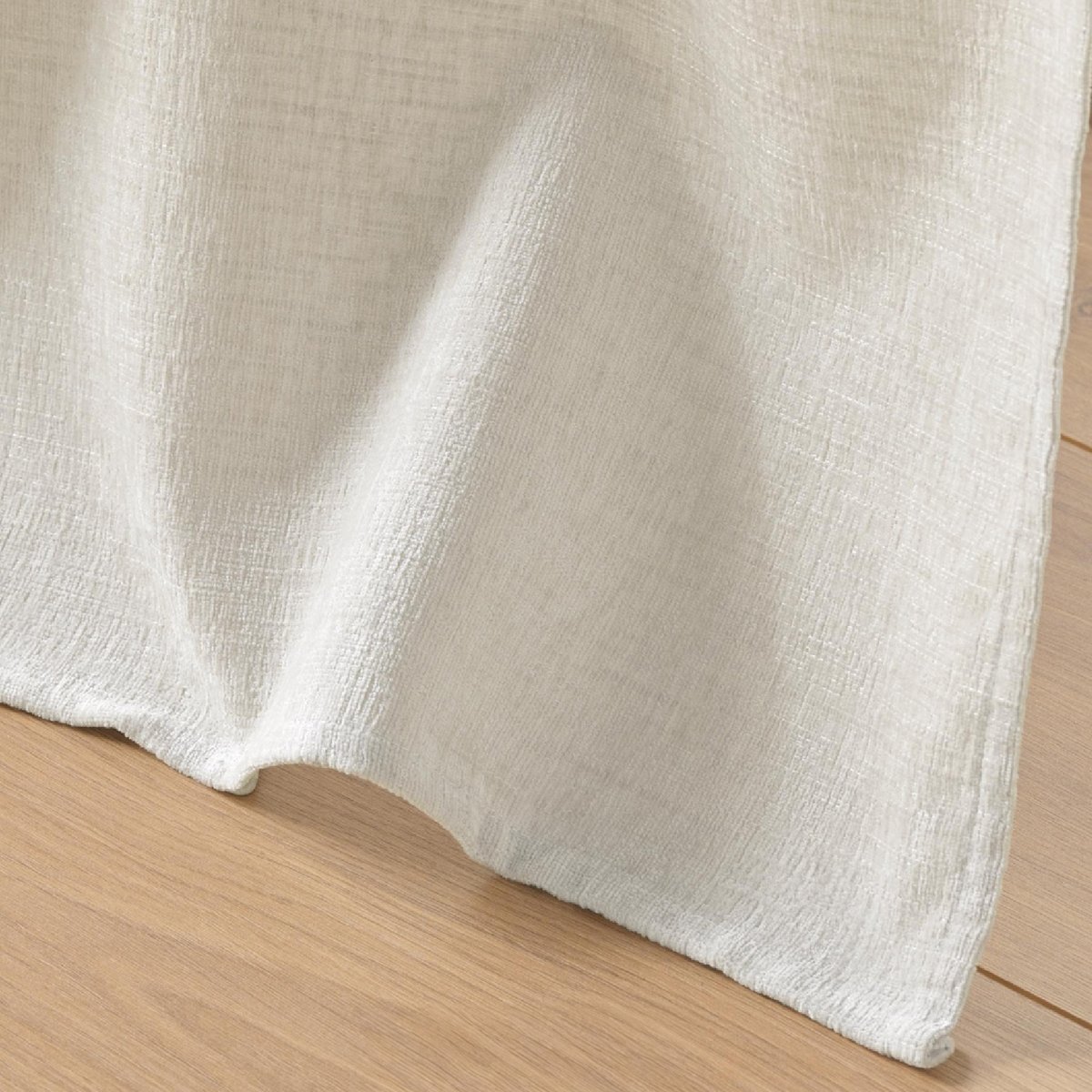 Rideau à Oeillets Verra Velours en relief naturel, DOUCEUR D'INTÉRIEUR