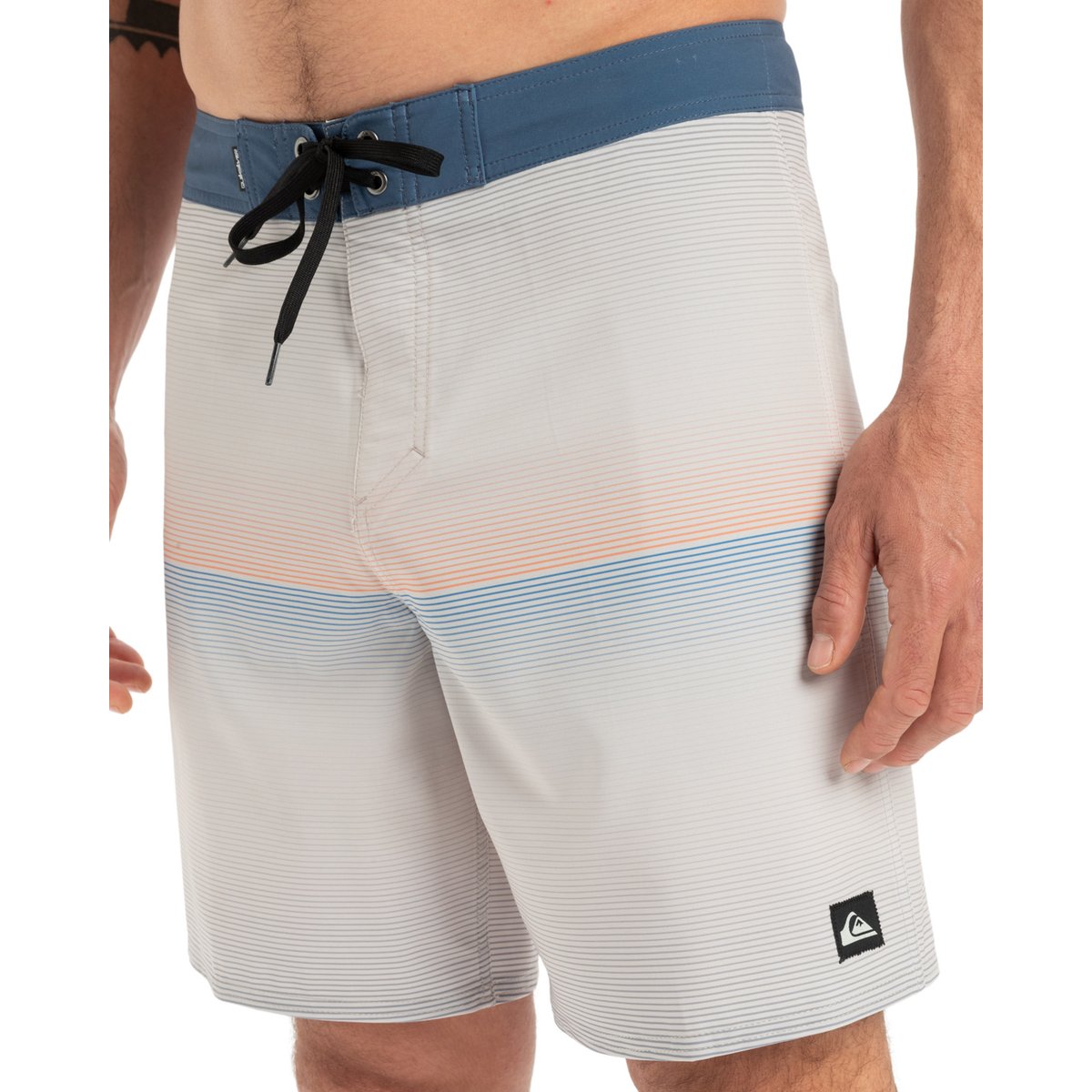 Boardshort SURFSILK STRAIGHT LEG 18" gris wind chime connect, QUIKSILVER