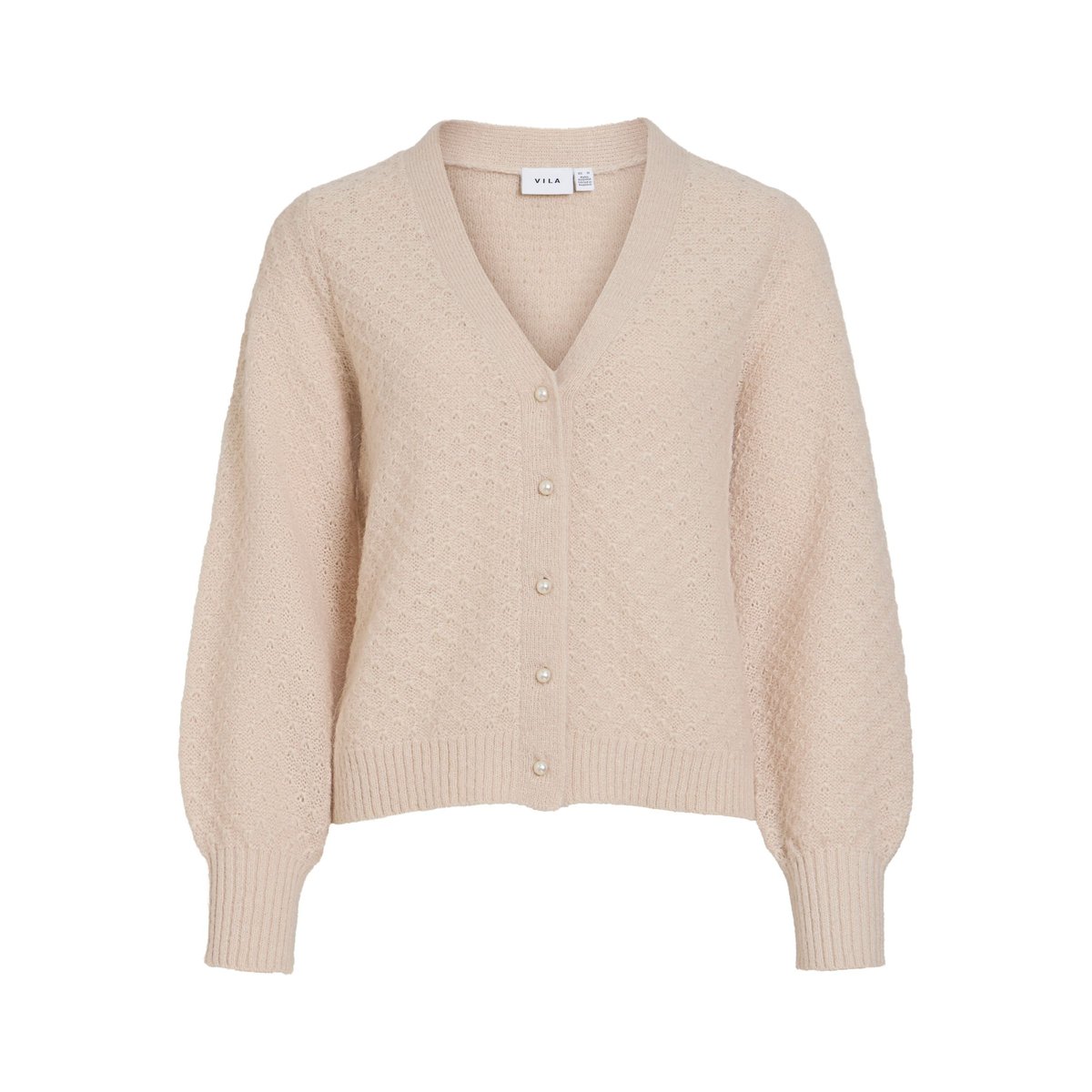 Cardigan En Maille gris - birch1, VILA