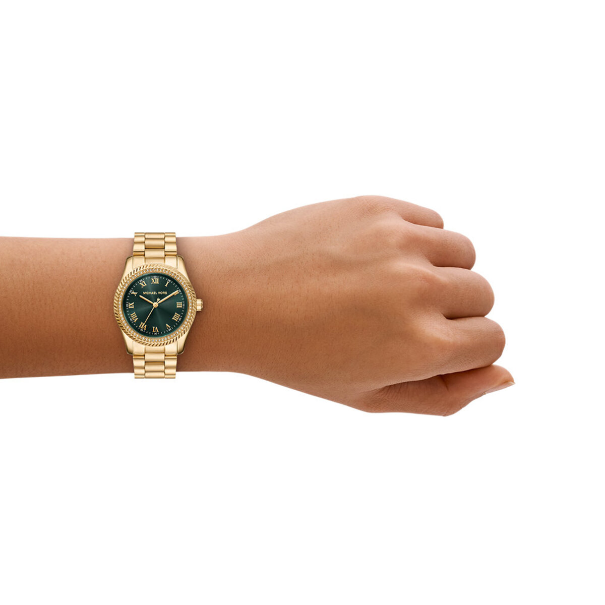 Montre Analogique LEXINGTON doré blanc doré, MICHAEL KORS