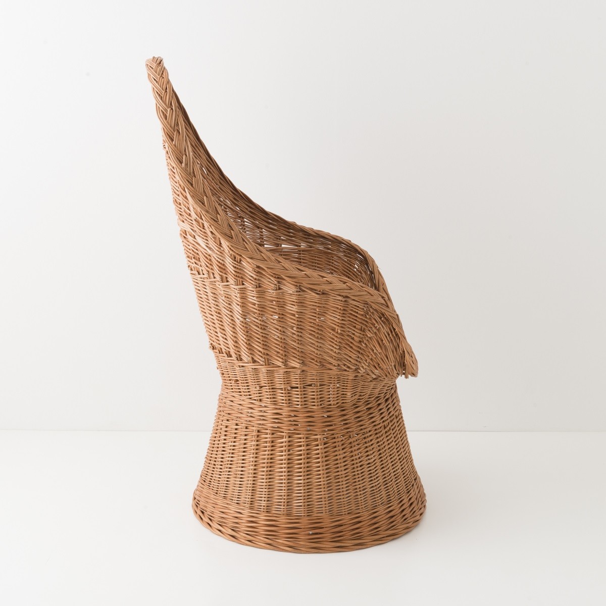 Fauteuil tressé sans coussin osier FIRMIN osier brun, KOK