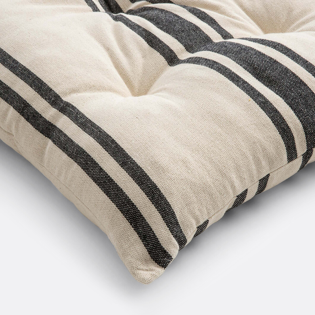 Matelas de sol 190 cm rayé, Minille naturel/noir, LA REDOUTE INTERIEURS