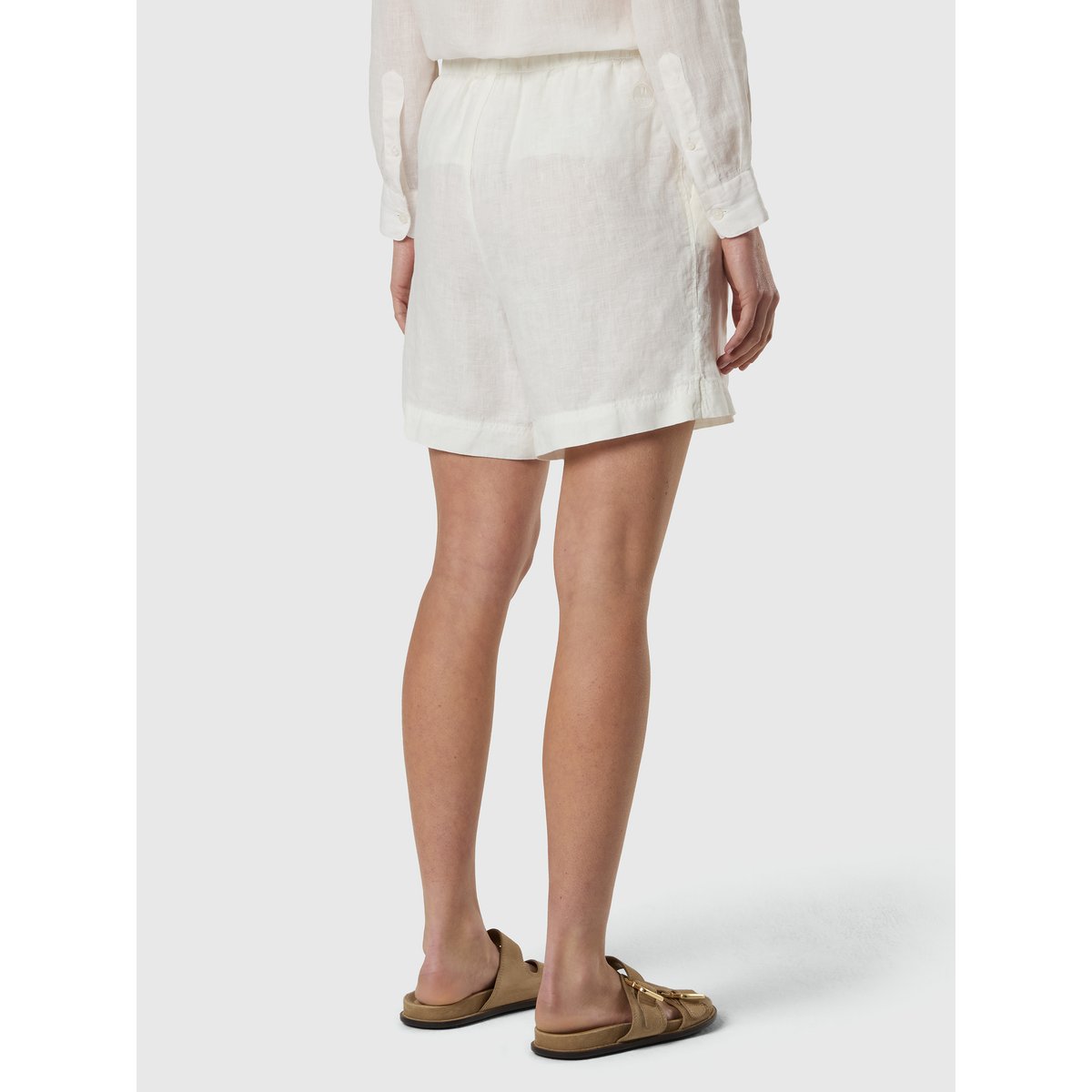 Short en sac en papier en lin guimauve, NORTH SAILS
