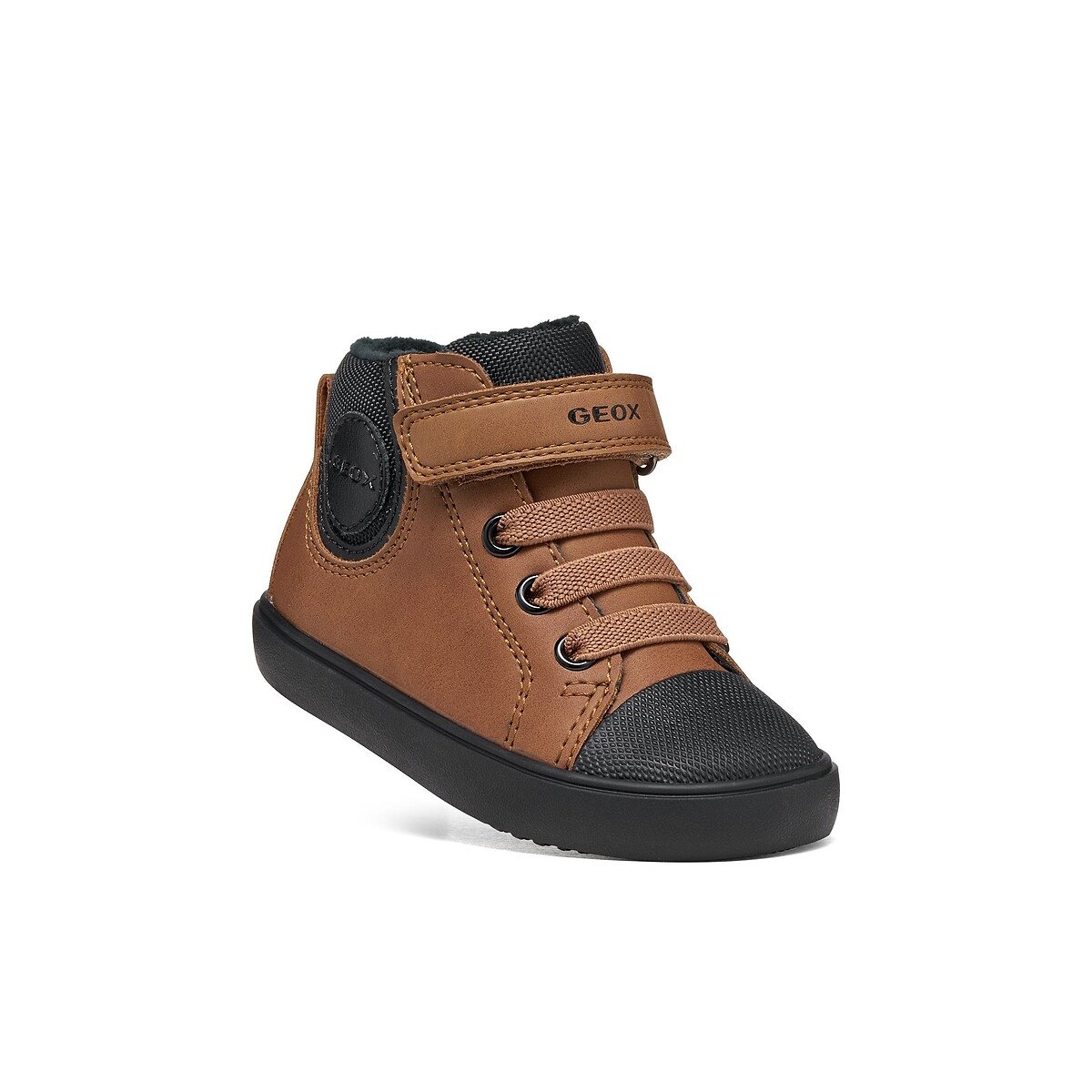 Baskets montantes respirantes, GISLI marron, GEOX