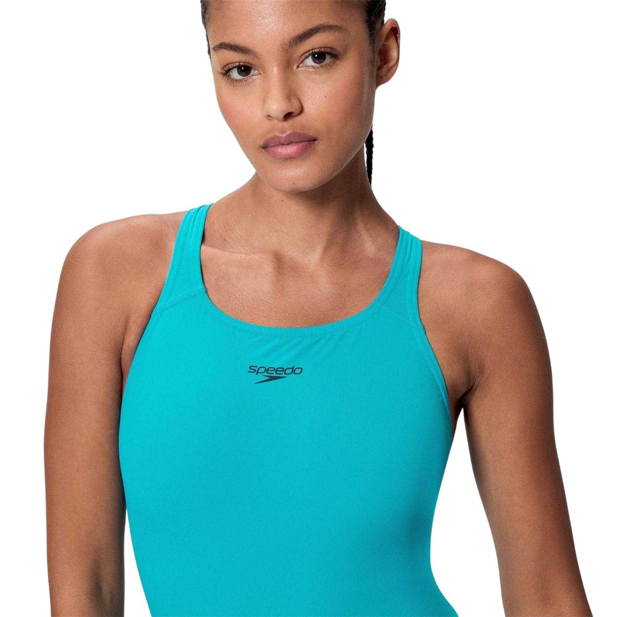 Maillot de bain uni 1 pièce MEDALIST bleu, SPEEDO