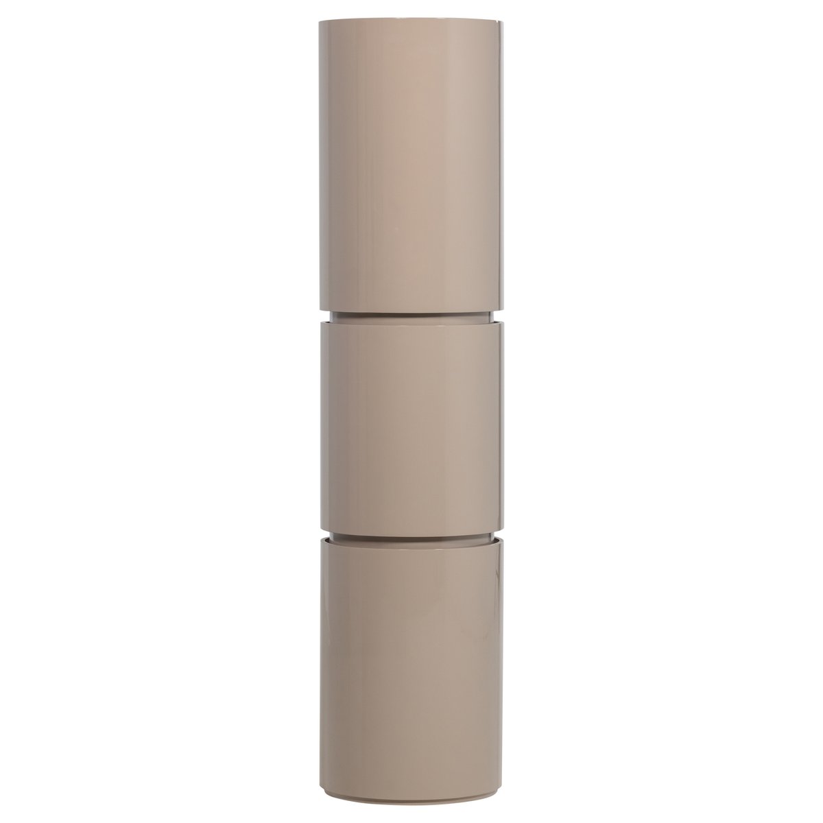 Armoire ronde en MDF SERA sable, WOOOD
