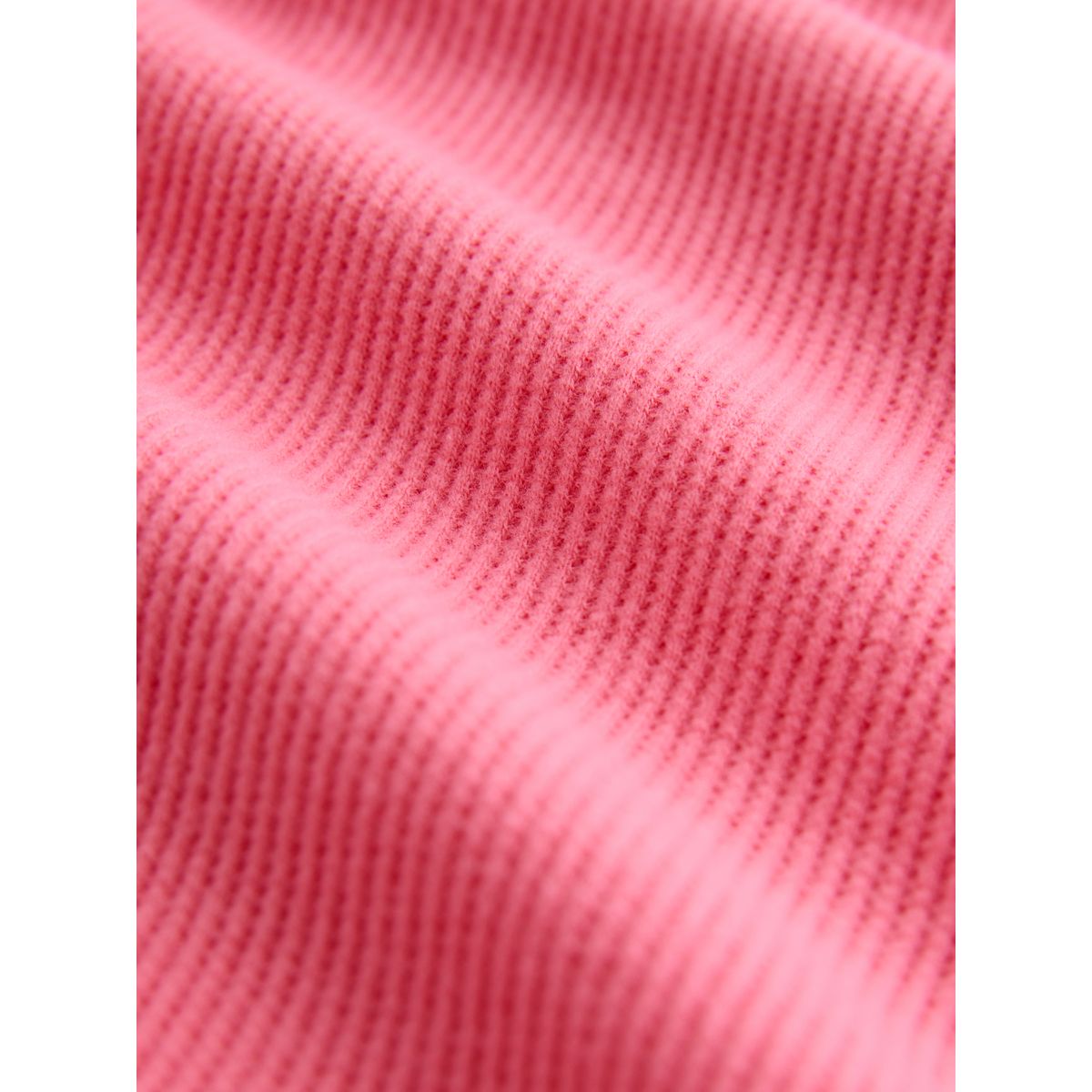Pyjama doux gaufré à manches longues rose vif, NEXT
