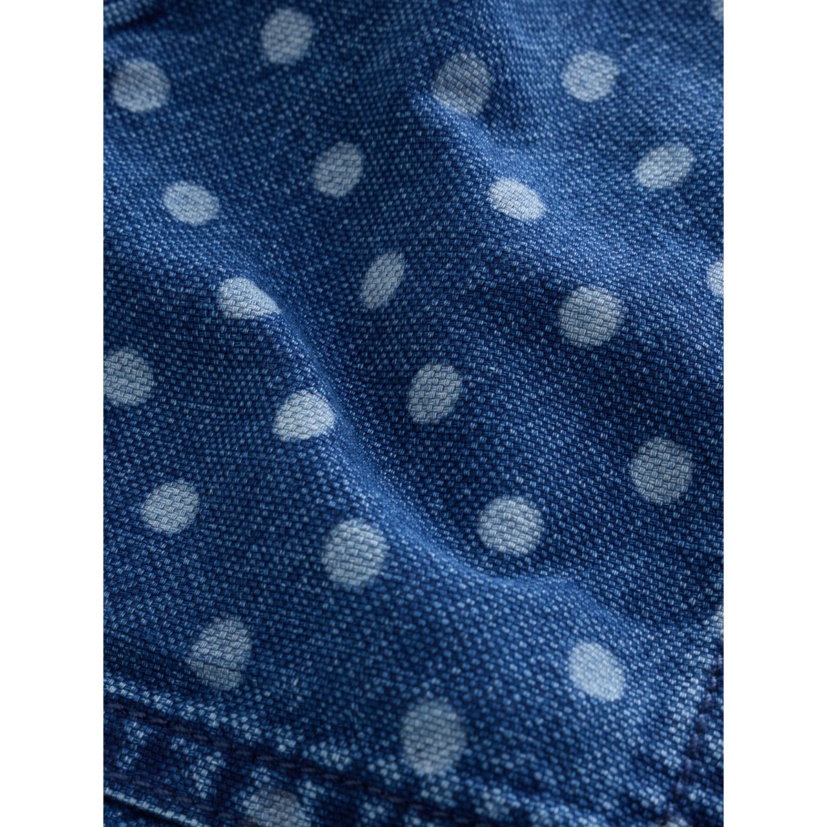 Short en jean style utilitaire pois bleu foncé, NEXT