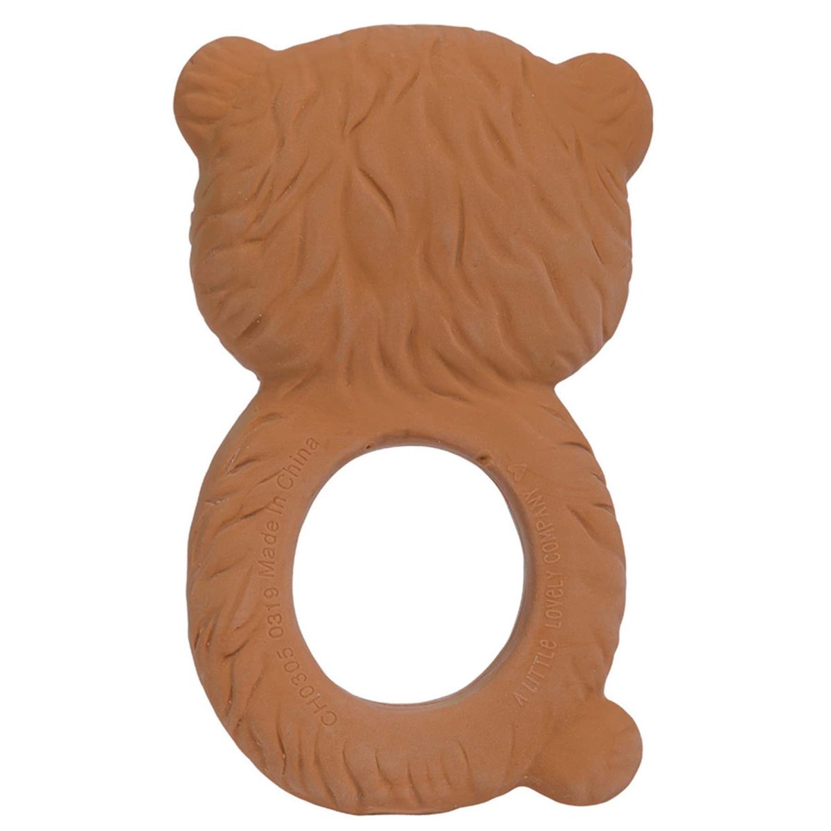 Jouet de dentition Ours marron, noir, A LITTLE LOVELY COMPANY
