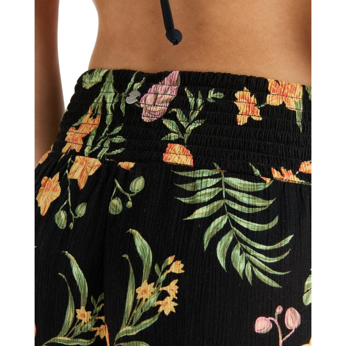 Pantalon léger ALONG THE BEACH. noir anthracite island escape, ROXY