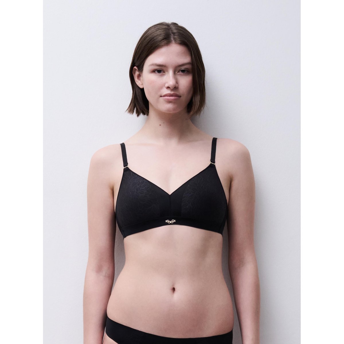 Soutien-gorge spacer sans armature spacer maintien PURE LACE noir, CHANTELLE