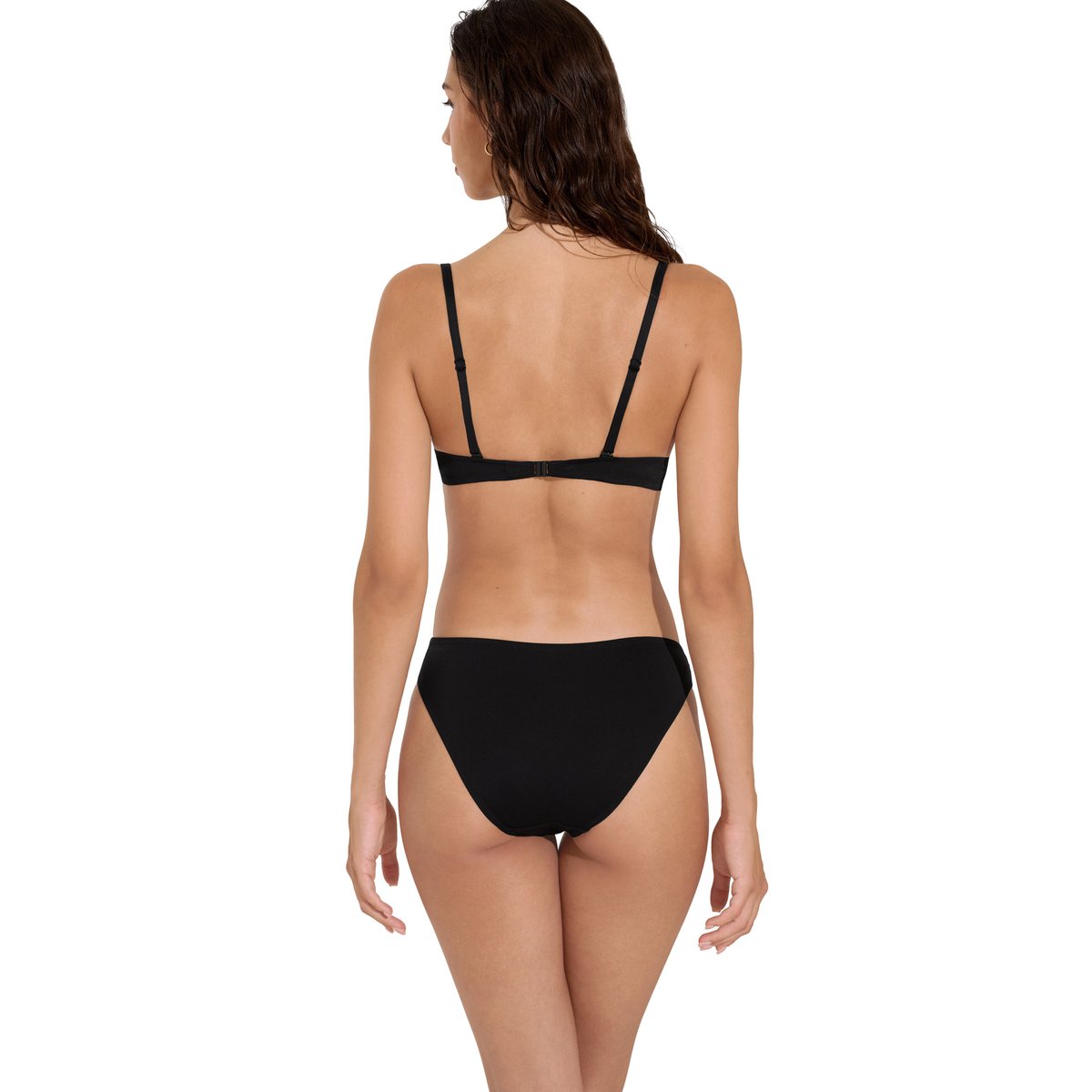 Bas maillot slip de bain Union Island noir, LISCA