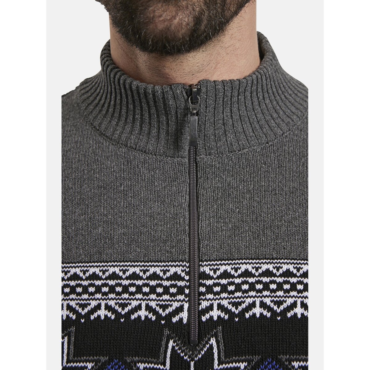 Pull EERU gris foncé, JAN VANDERSTORM