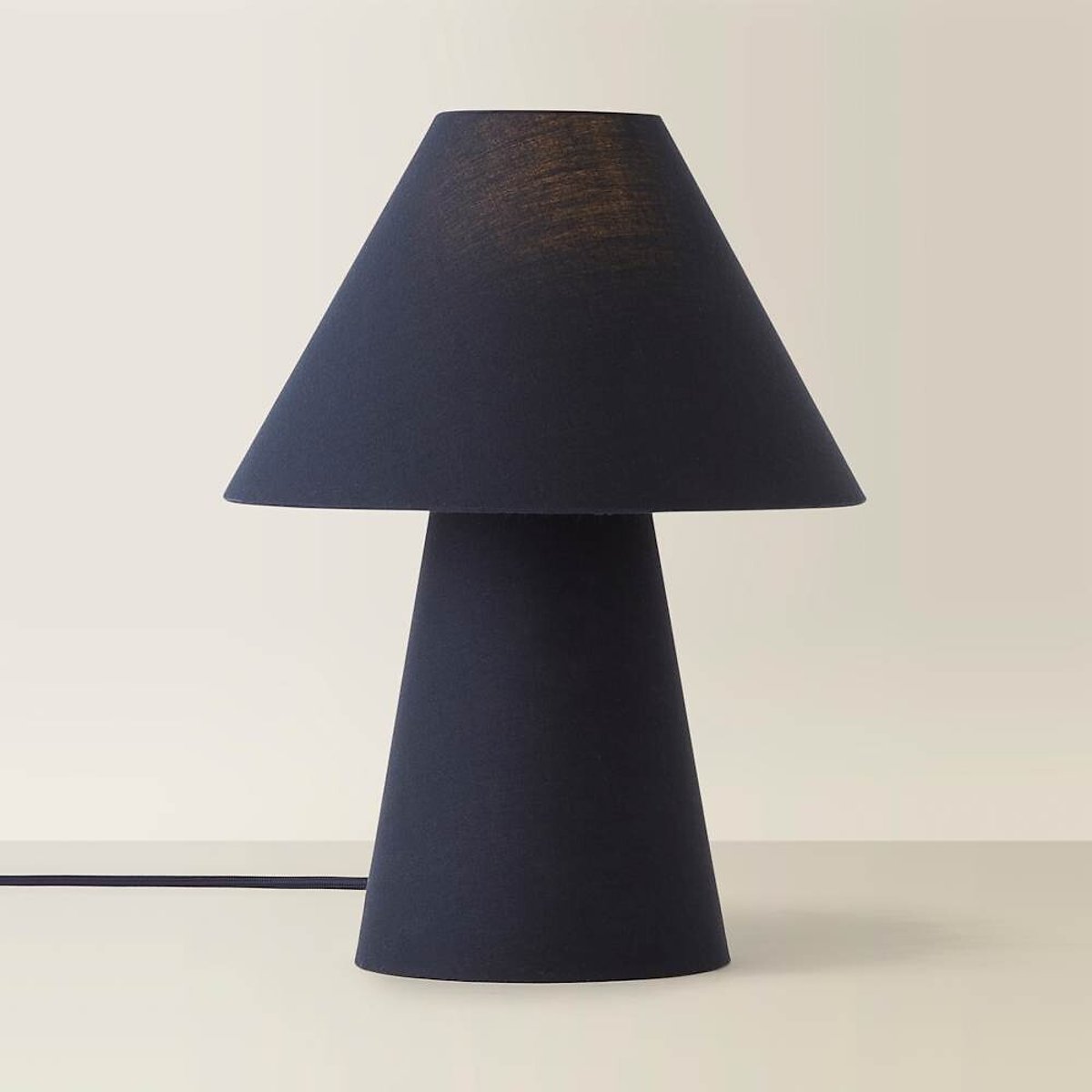 Frances Tapered Fabric Table Lamp blue, SO'HOME