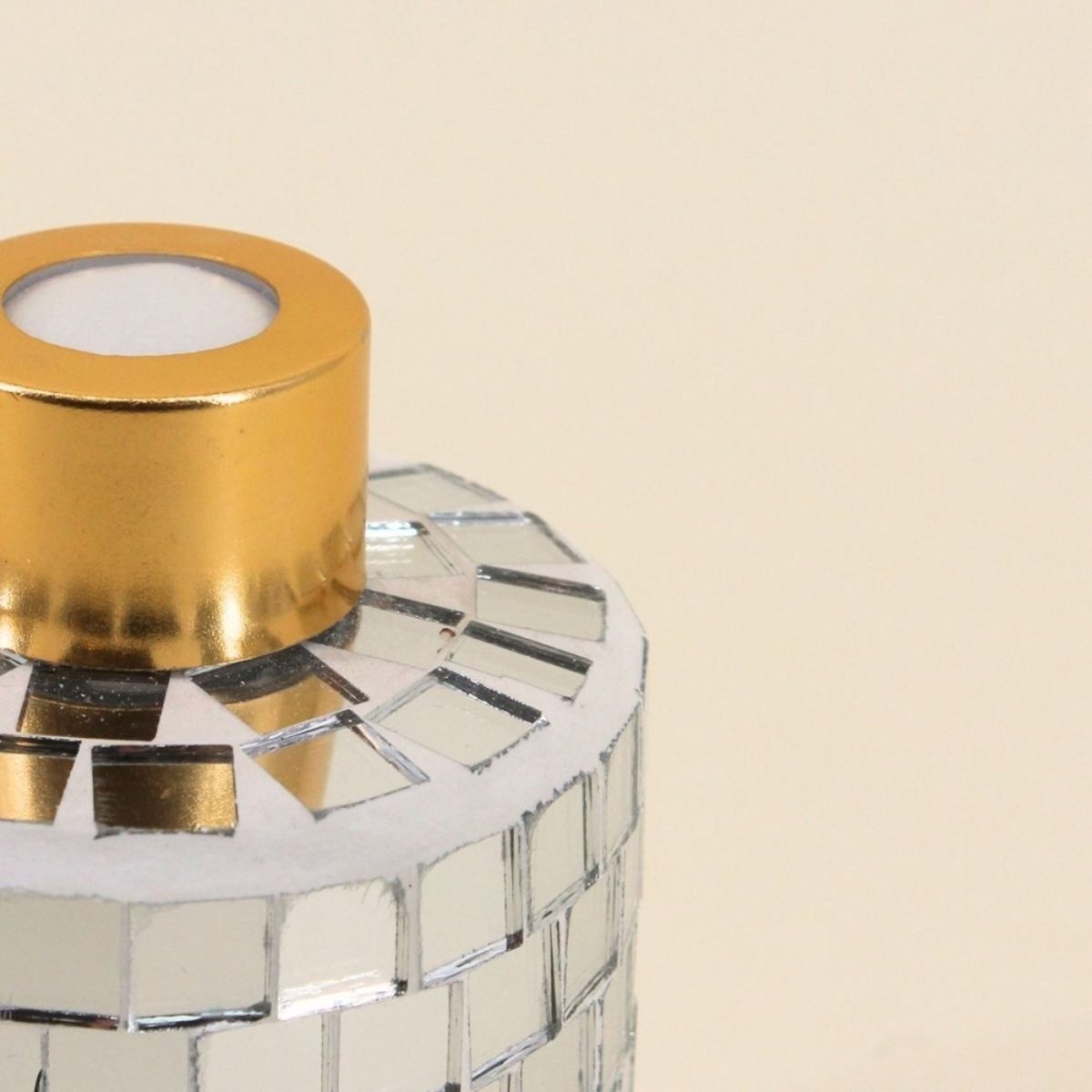 Diffuseur parfum 120ml flacon à facettes gris, ORNAMI