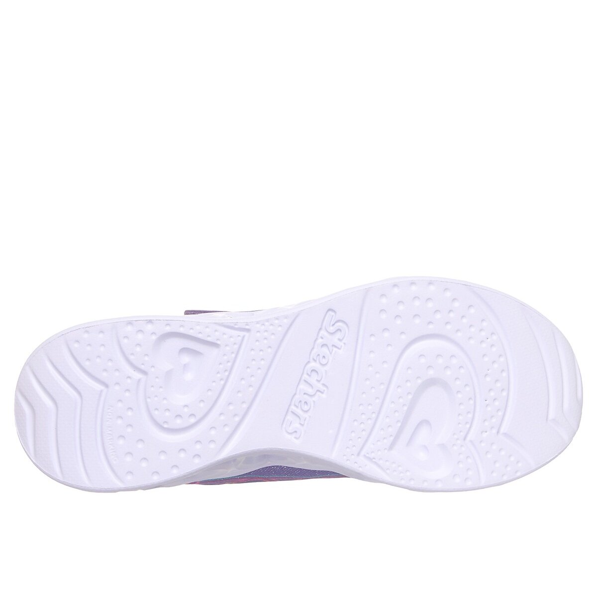 Kids S Light®-Heart Lights-Bubble Trainers purple, SKECHERS
