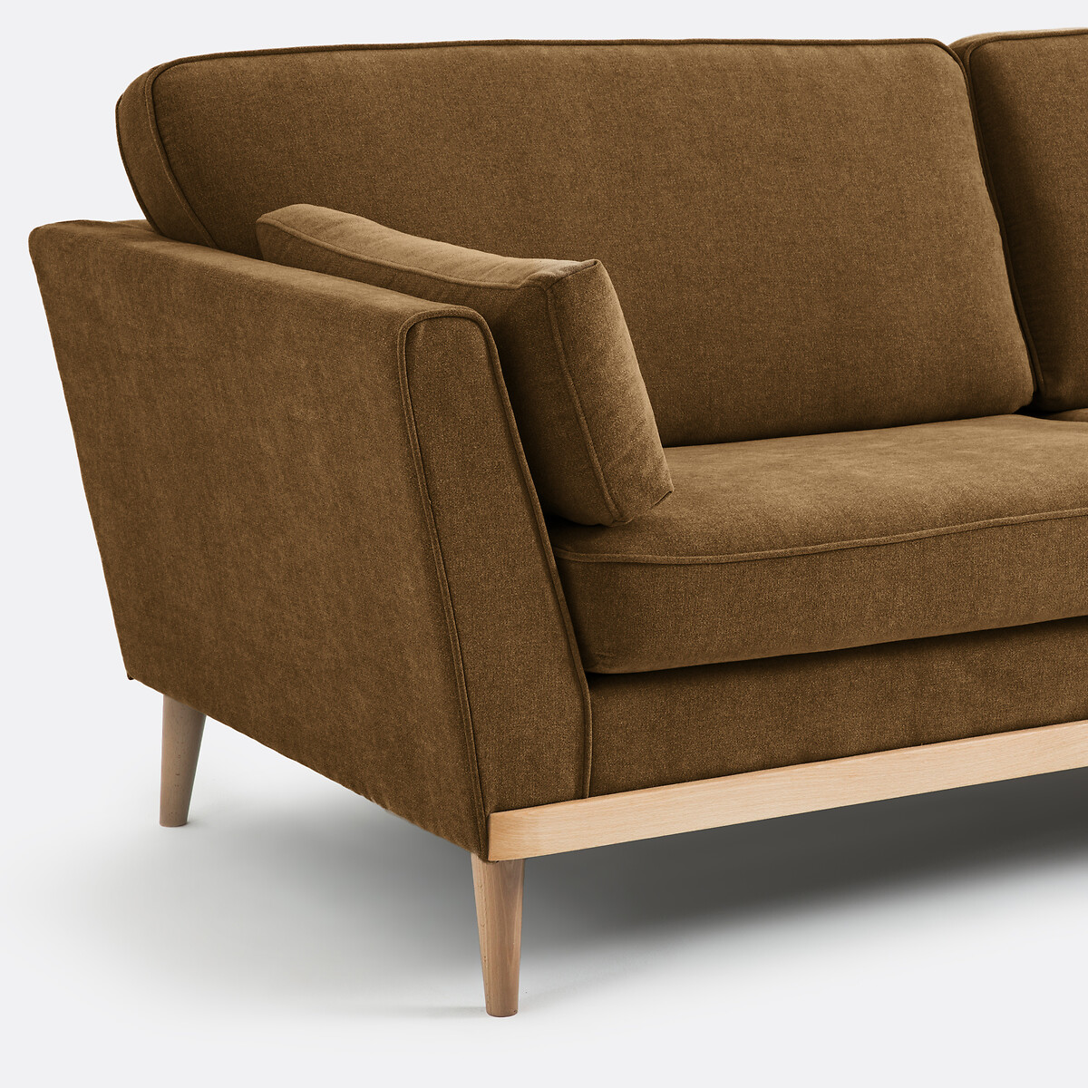 Canapé polyester chiné, 3 ou 4 places, Tasie bronze, LA REDOUTE INTERIEURS